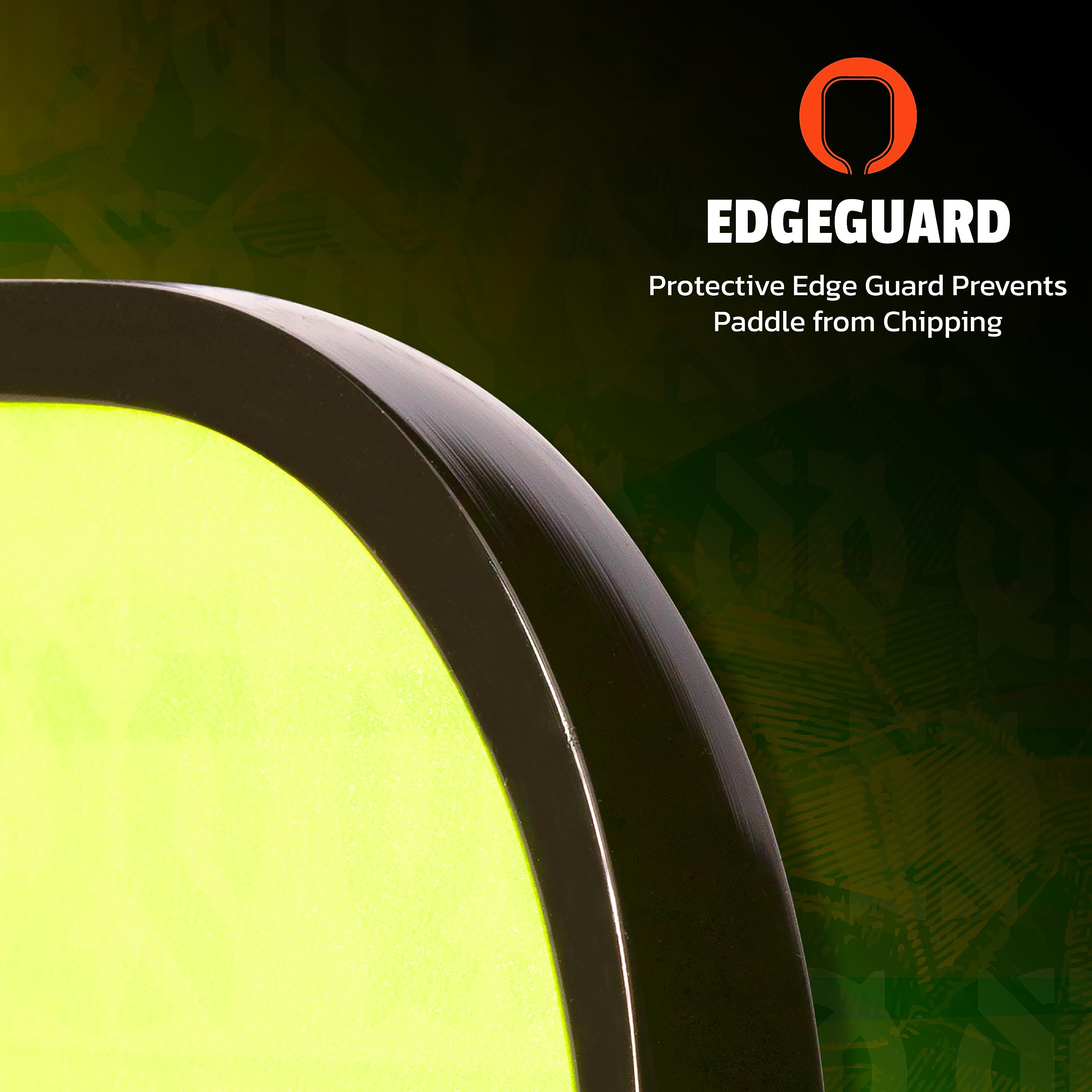 Onix Pickleball Paddle React Features Boosted Sweet Spot from Nomex Core Insert and Graphite Face,Green