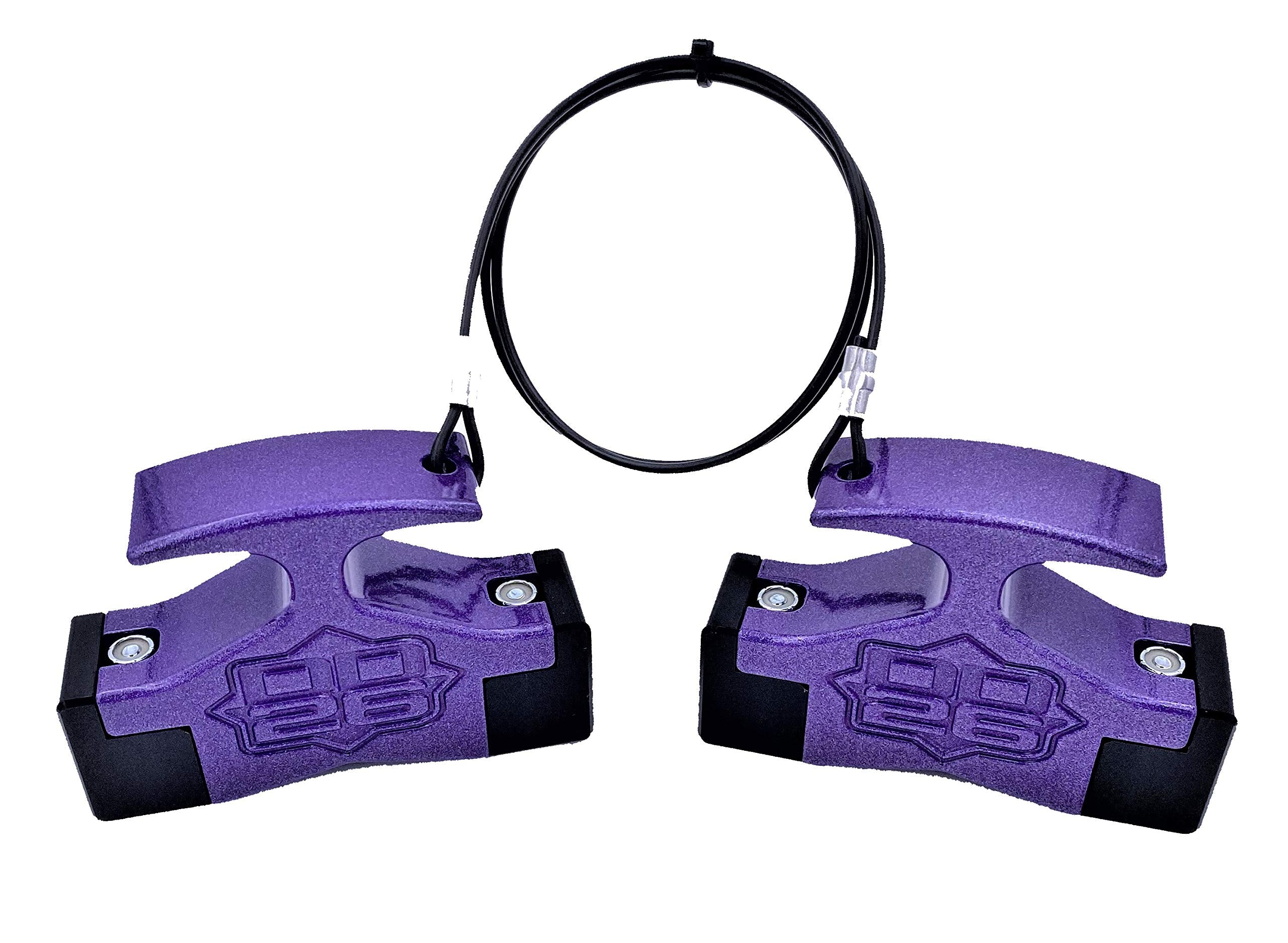Gen 2 Mean Stop Hydraulic Steering Locks (Comes with .75" Diameter 4" Width Rod Clips) (Purple)