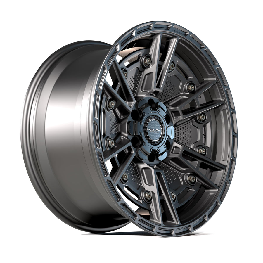4PLAY 4PS01 Wheels 18 Inch Rim Fits 6x135 & 6x139.7 18x9 Satin Black (1)