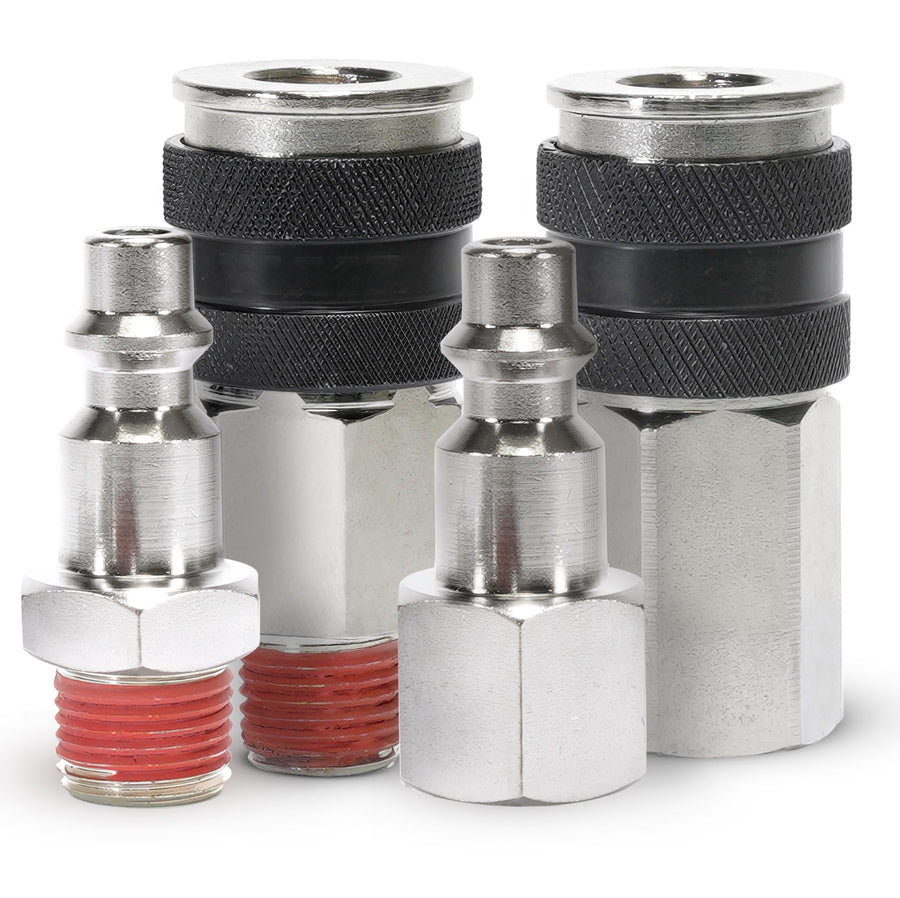 1/4" NPT M & F Couplers, 1/4" M & F Quick Connect Studs, NO LOGO