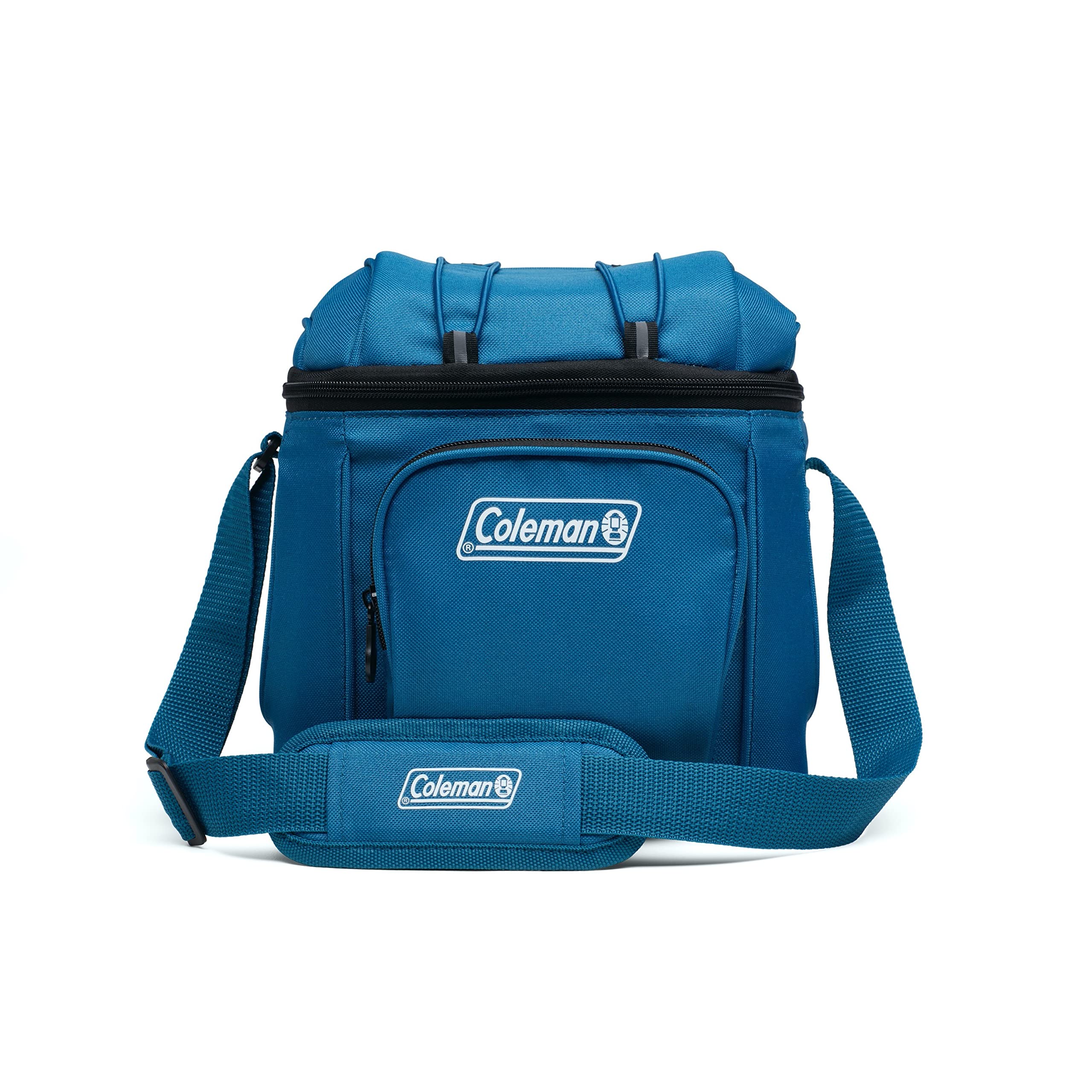 Coleman Insulated Chiller Soft Cooler, Leakproof 9/16/30 Can Cooler with 12+ Hour Ice Retention, Made with Recycled Materials, Great for Lunch, Camping, Beach, Pool, Sports, & More