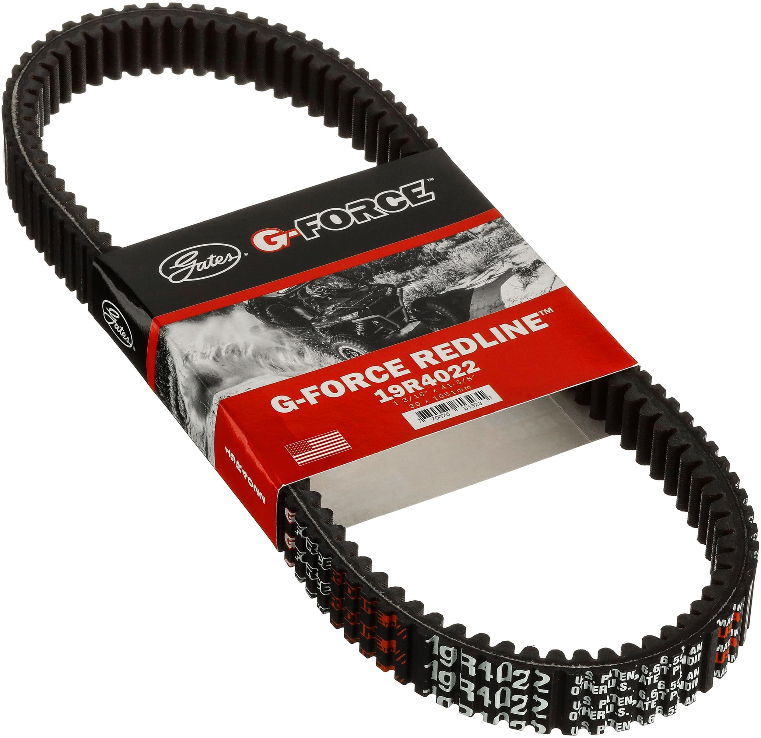 Gates G-Force 19R4022 RedLine Continuously Variable Transmission (CVT) Belt