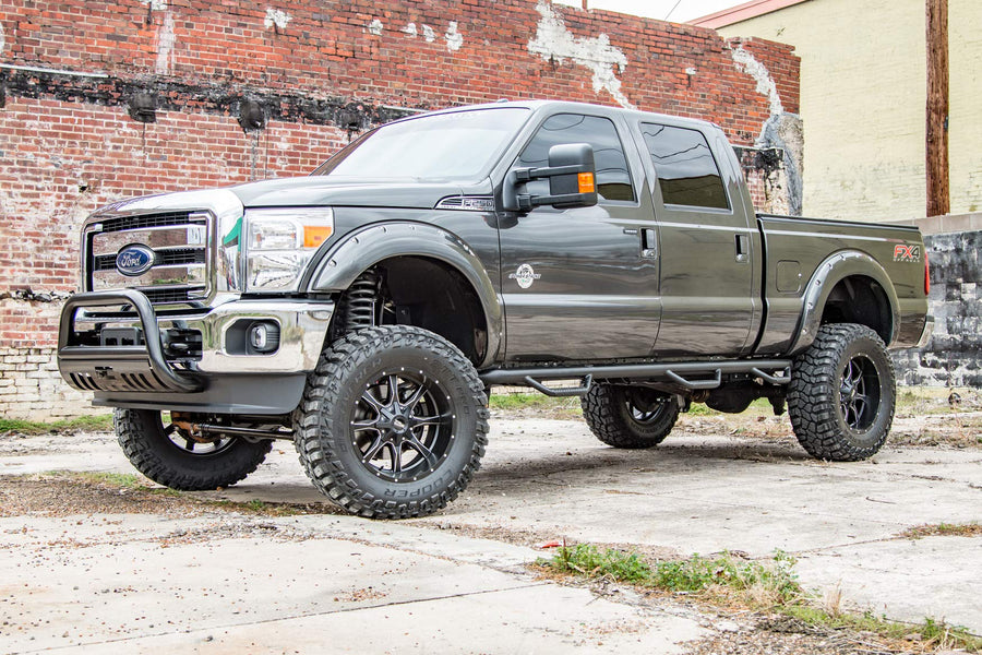 2005-2007 Super Duty F250 F350 4WD Rough Country 6" Lift Kit | Diesel | 4-Link | Vertex Reservoir Shocks | 57950