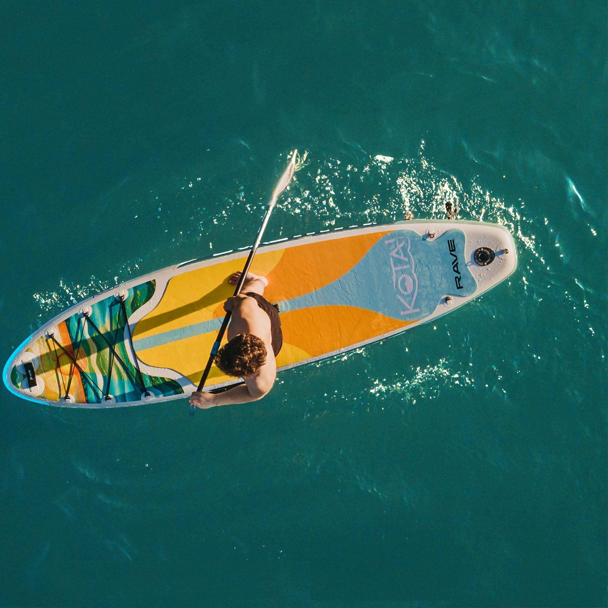 Kota iSUP RAVE Sports 10'6" Stand-Up Paddleboard, Sunset