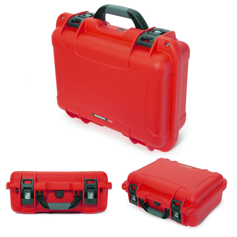 DJI Drone Nanuk Waterproof Hard Case with Custom Foam Insert for DJI Mavic 2 Pro/Zoom - Red