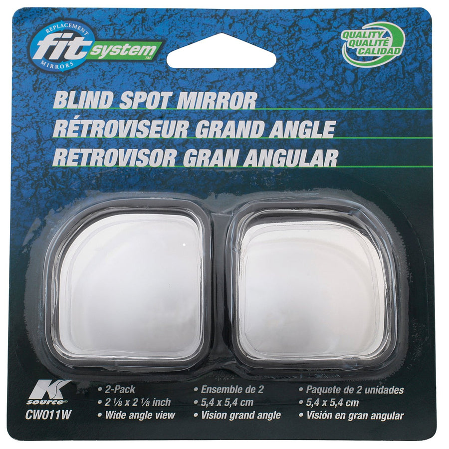 K Source 2 1/8" x 2 1/8" Fit System Wedge Spot Mirror (2pcs)