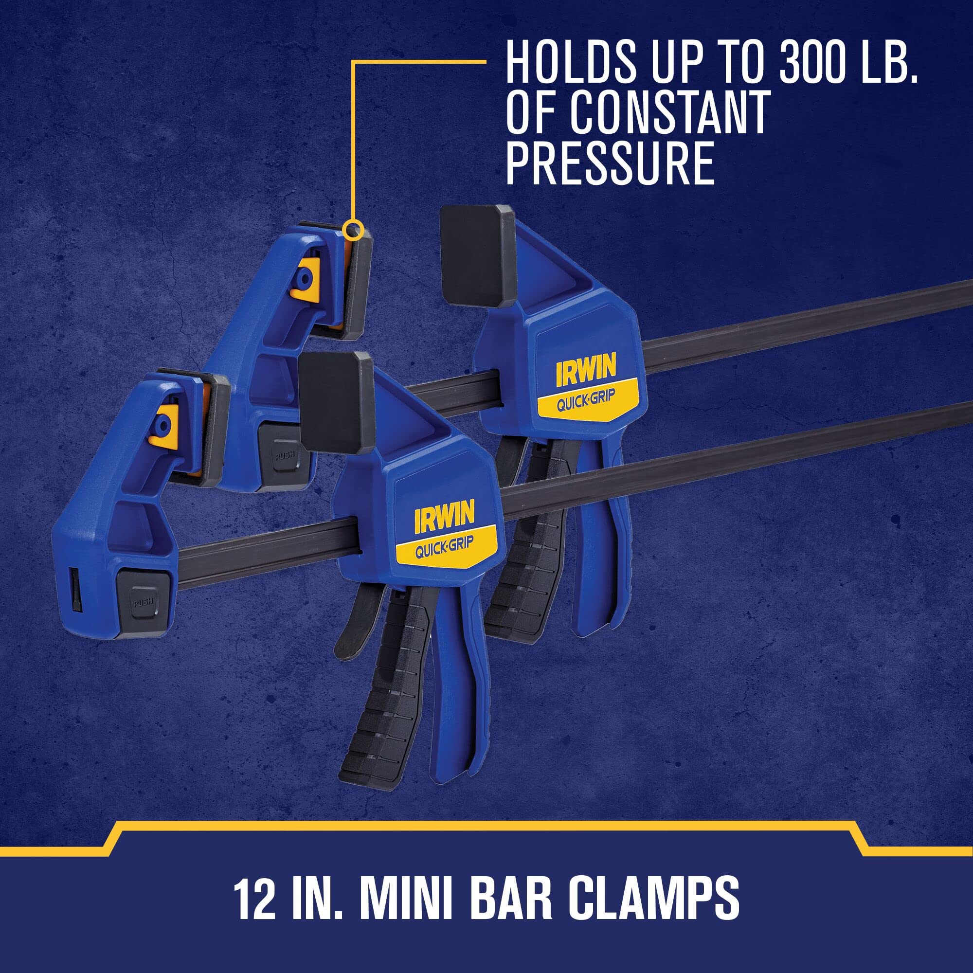 Quick-GRIP IRWIN Clamps for Woodworking, Quick Release Triggers, 6 Inch, 8 Piece Set (IRHT83220)