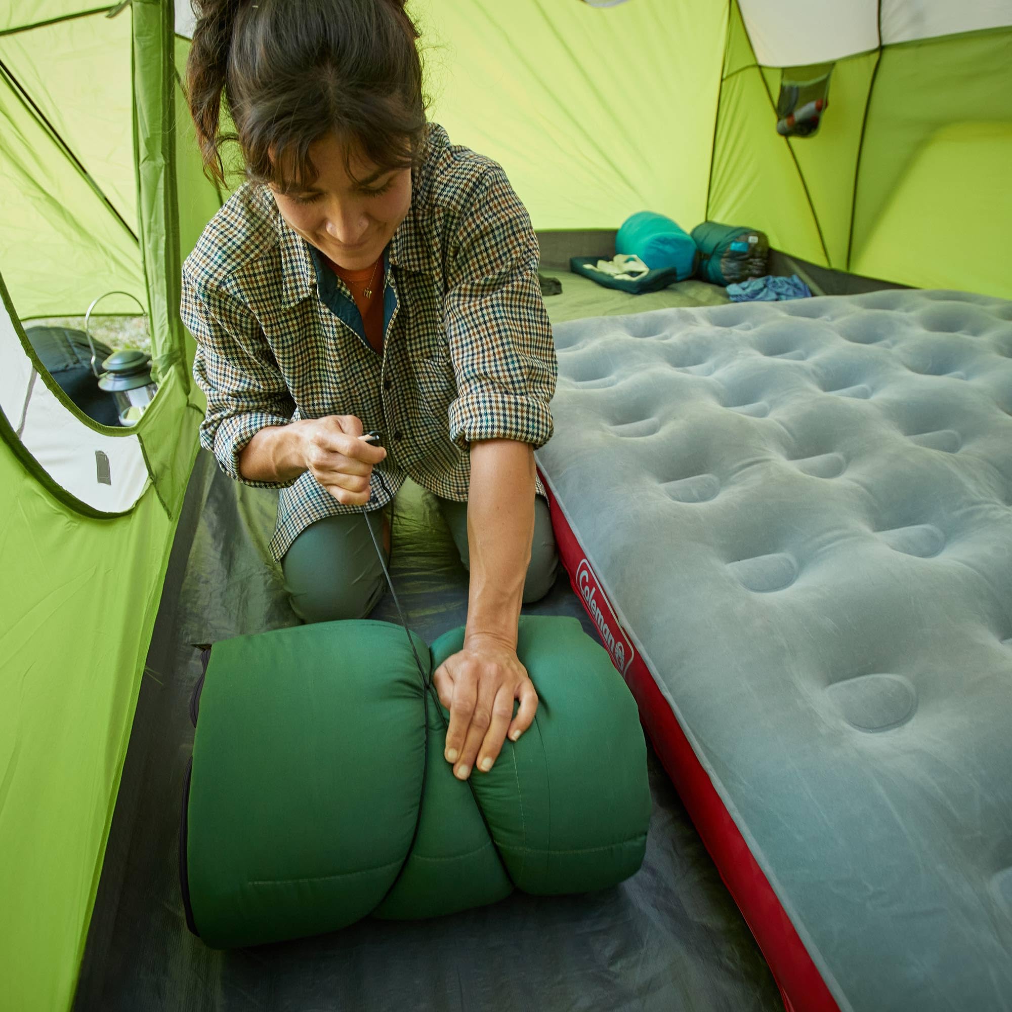 Arch Bay Coleman 30F Sleeping Bag Green C001
