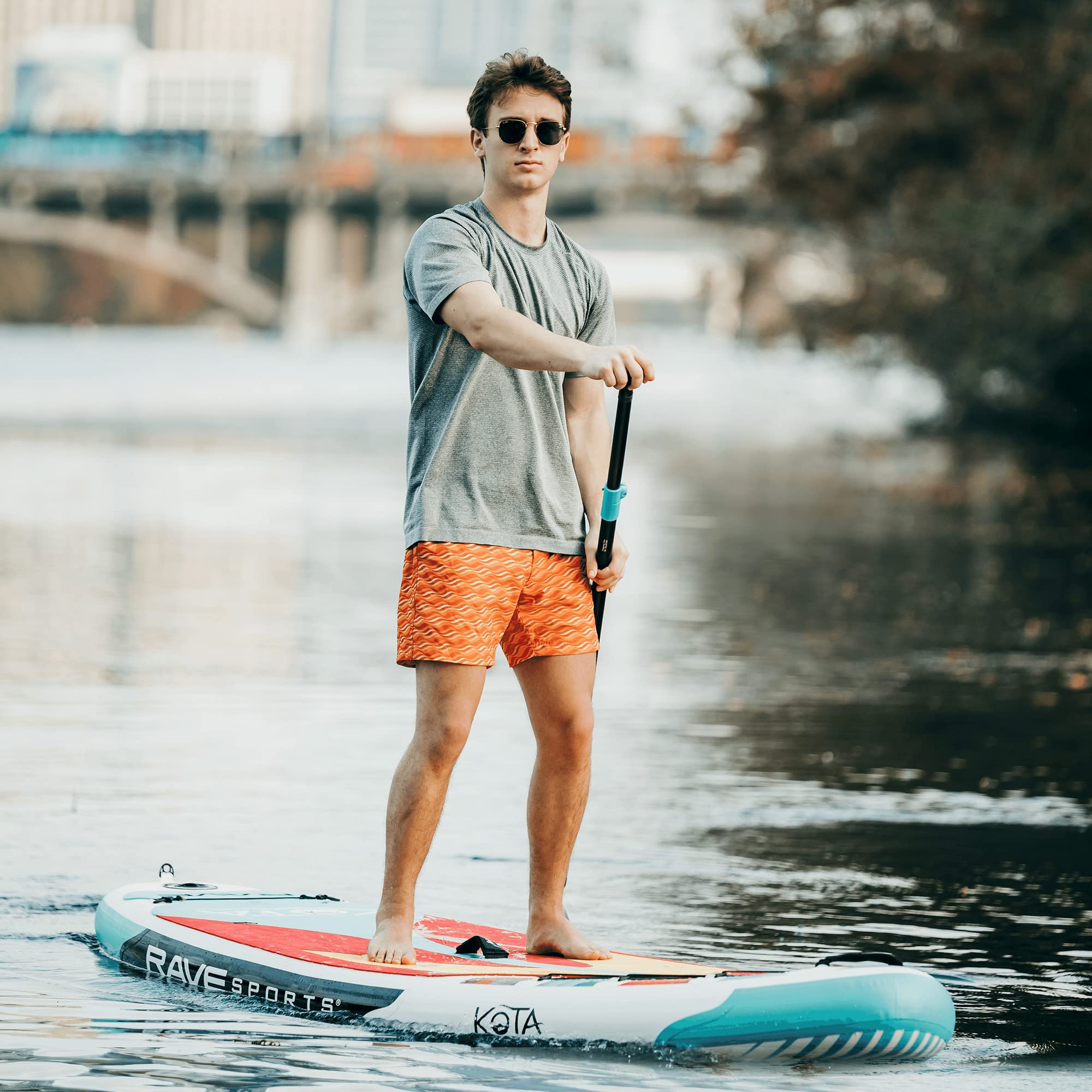 Kota Series RAVE Sports Inflatable Stand Up Paddle Boards 11 ft 2 in with Premium SUP Paddle Board Accessories, Stable Design & Non-Slip Comfort Deck for Youth & Adults