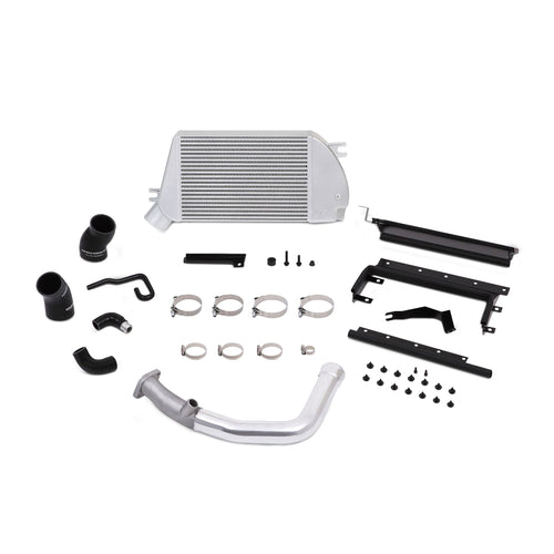 Mishimoto Top-Mount Intercooler Kit MMTMIC-WRX-15PSL Compatible With Subaru WRX 2015+ Silver Cooler, Polished Hose