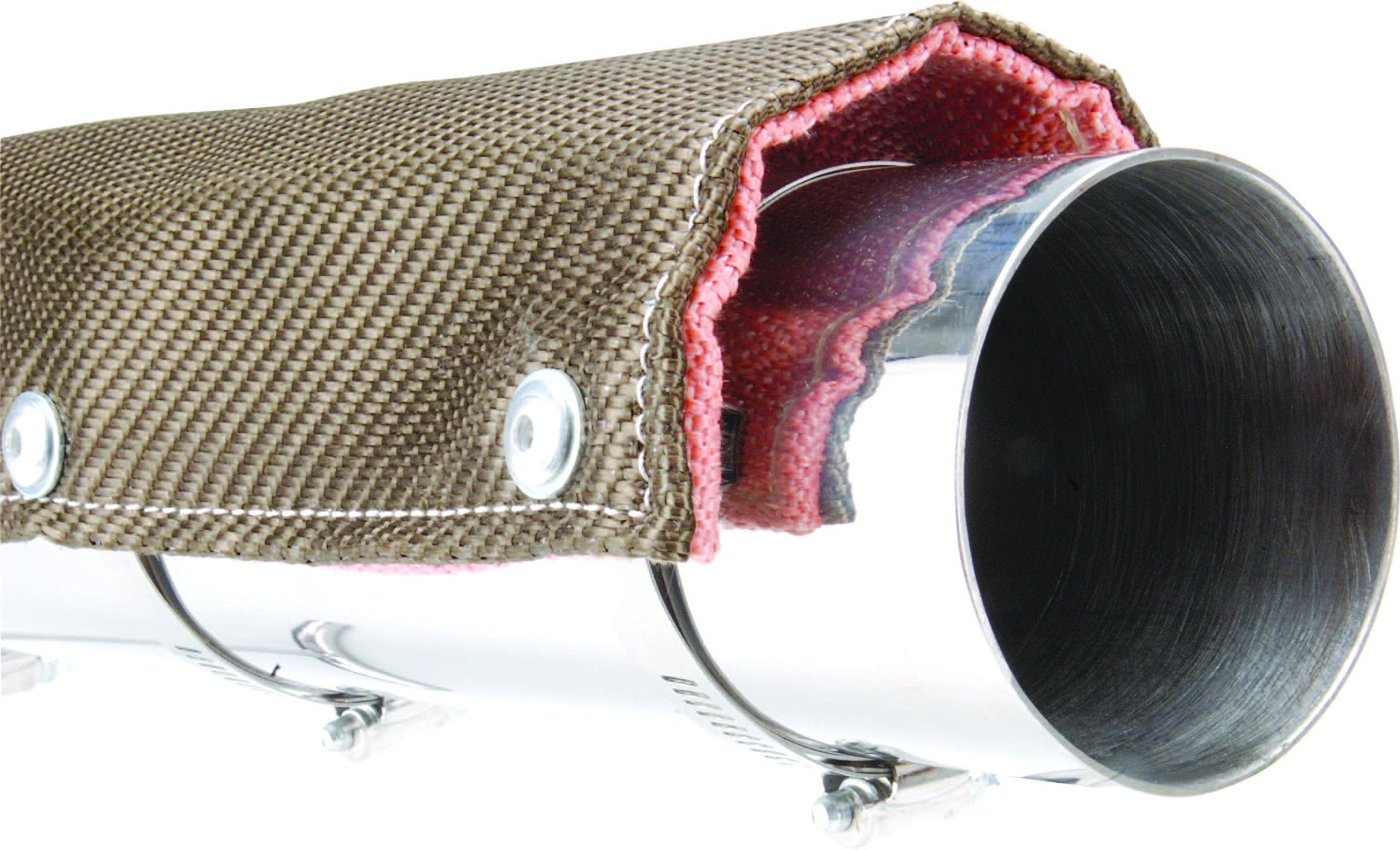 Titanium Pipe Shield Design Engineering 010453 4" x 8" Exhaust Heat Shield