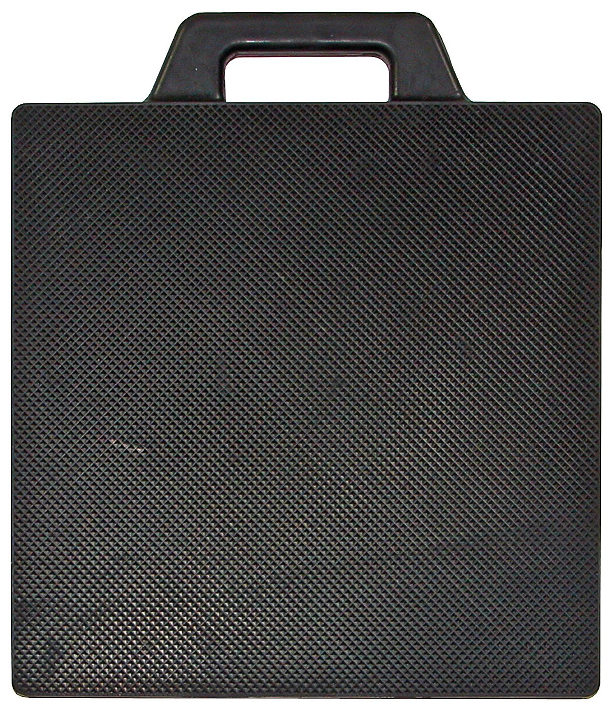 Buyers Products Rubber Outrigger Pad OP18X18R, 18 X 18 X 2 Inch Thick, Solid Crane Pad with Textured Surface And Built-In Handle, Ideal Pad for Concrete, Paved Surfaces And Off-Road Use
