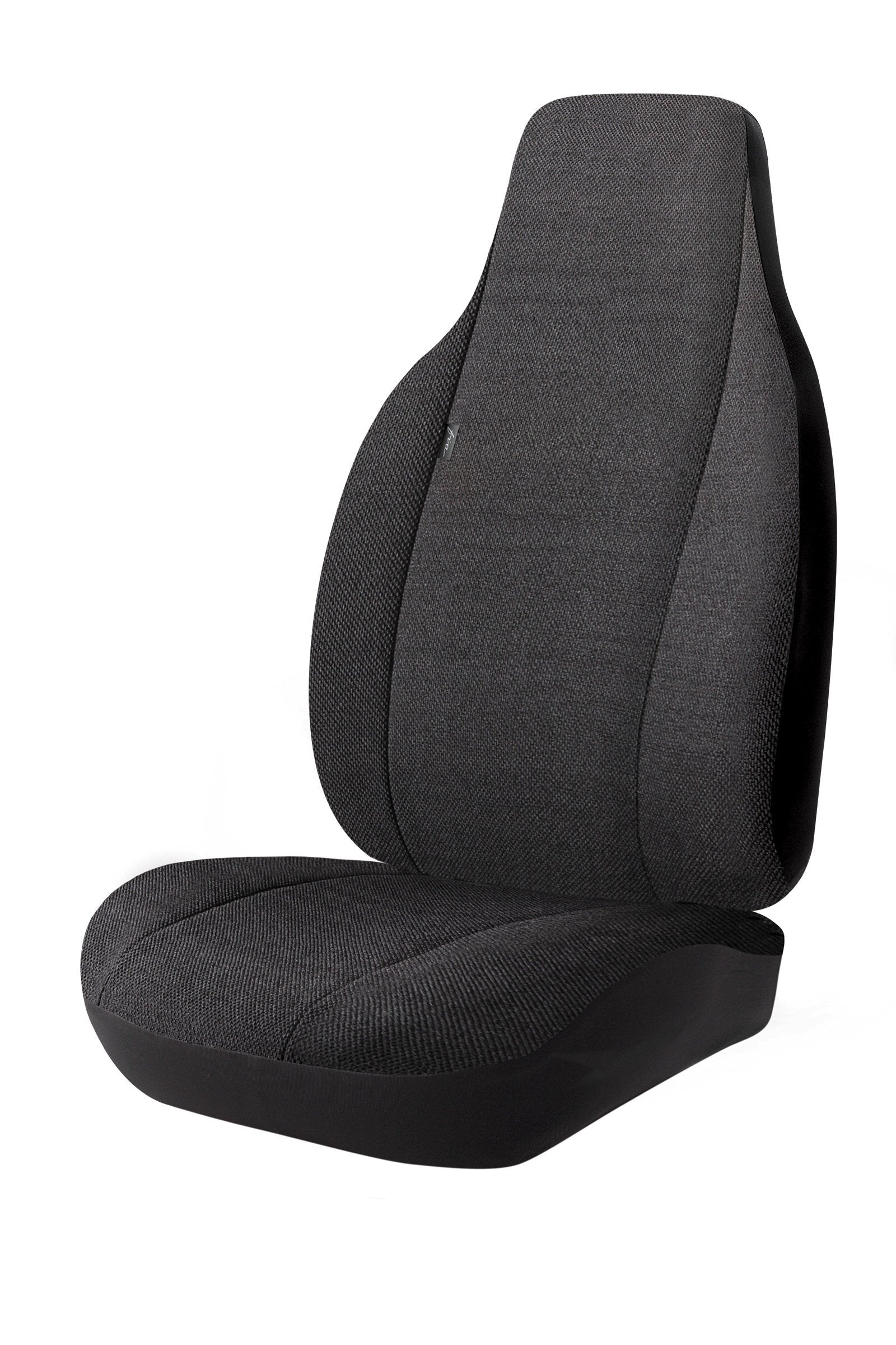Fia TRS40 Solid Wrangler BLACK TRS42-18 Solid Black Seat Cover (Rear Split Cushion 40/60/Saddle Blanket)