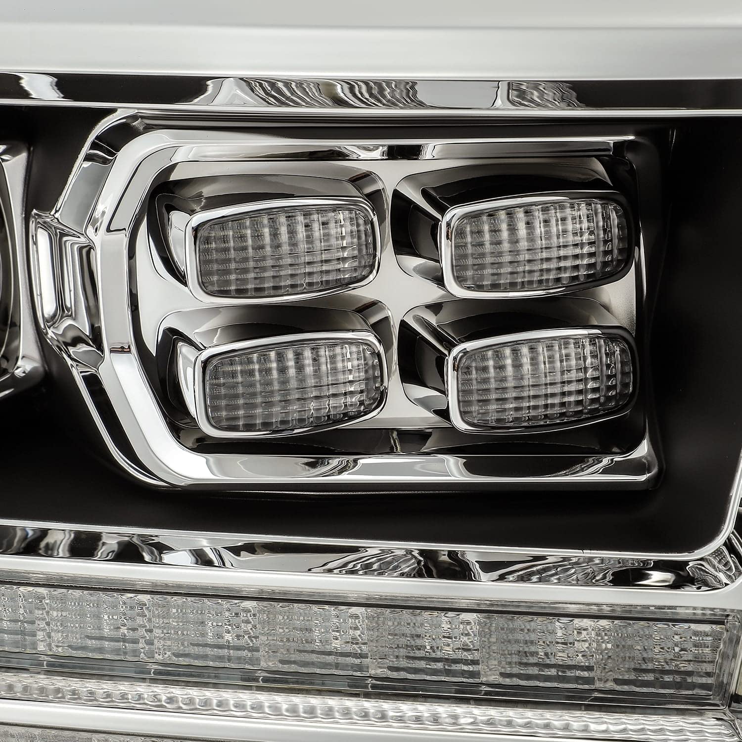 880522 AlphaRex USA LUXX Series LED Projector Headlights fits Dodge Ram 1500