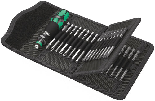 Wera - Kraftform Kompakt 62 Bitholding Screwdriver and Pouch Set, 33-Pieces 5059297001