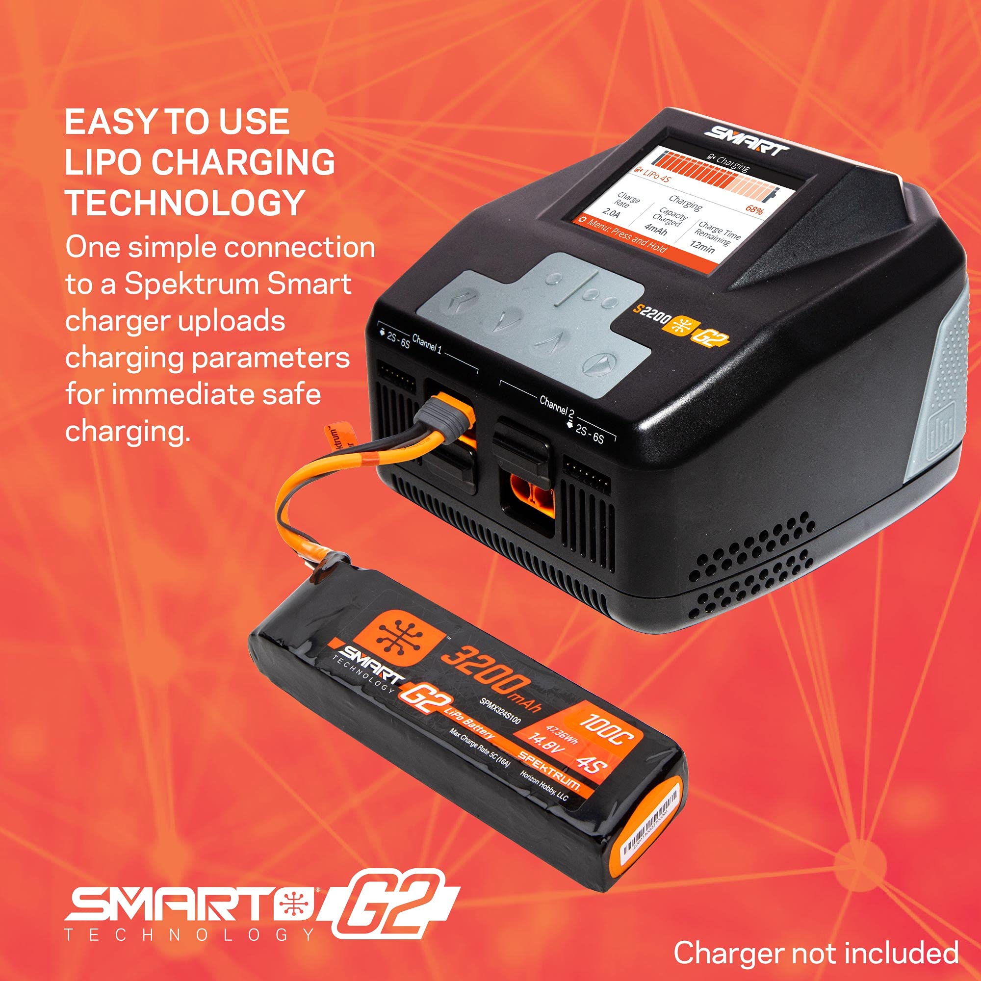 Spektrum 1300mAh 11.1V 3S 30C Smart LiPo G2: IC3, SPMX133S30