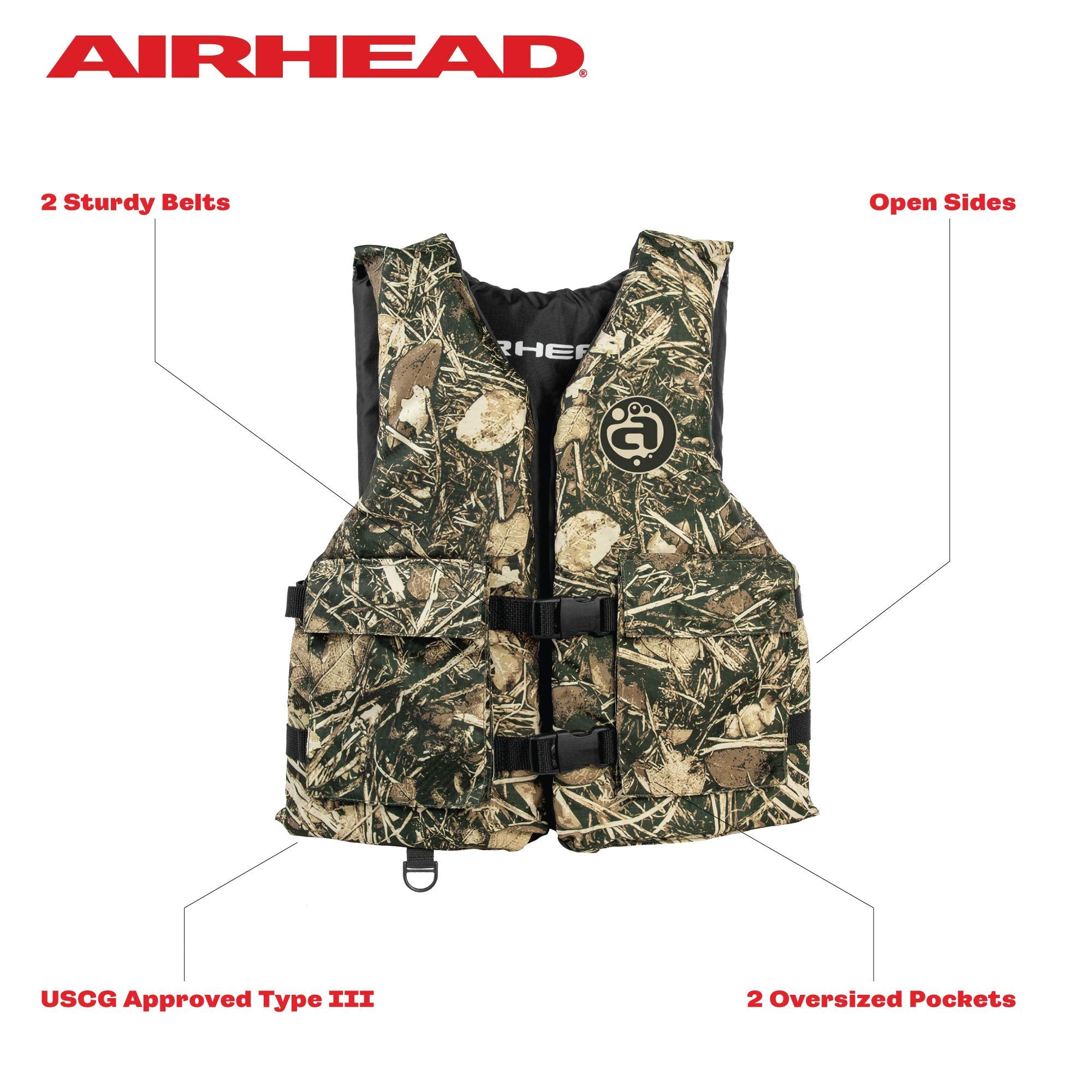 Sportsman Airhead Type III, USCG Approved Fishing and Boating Life Jacket