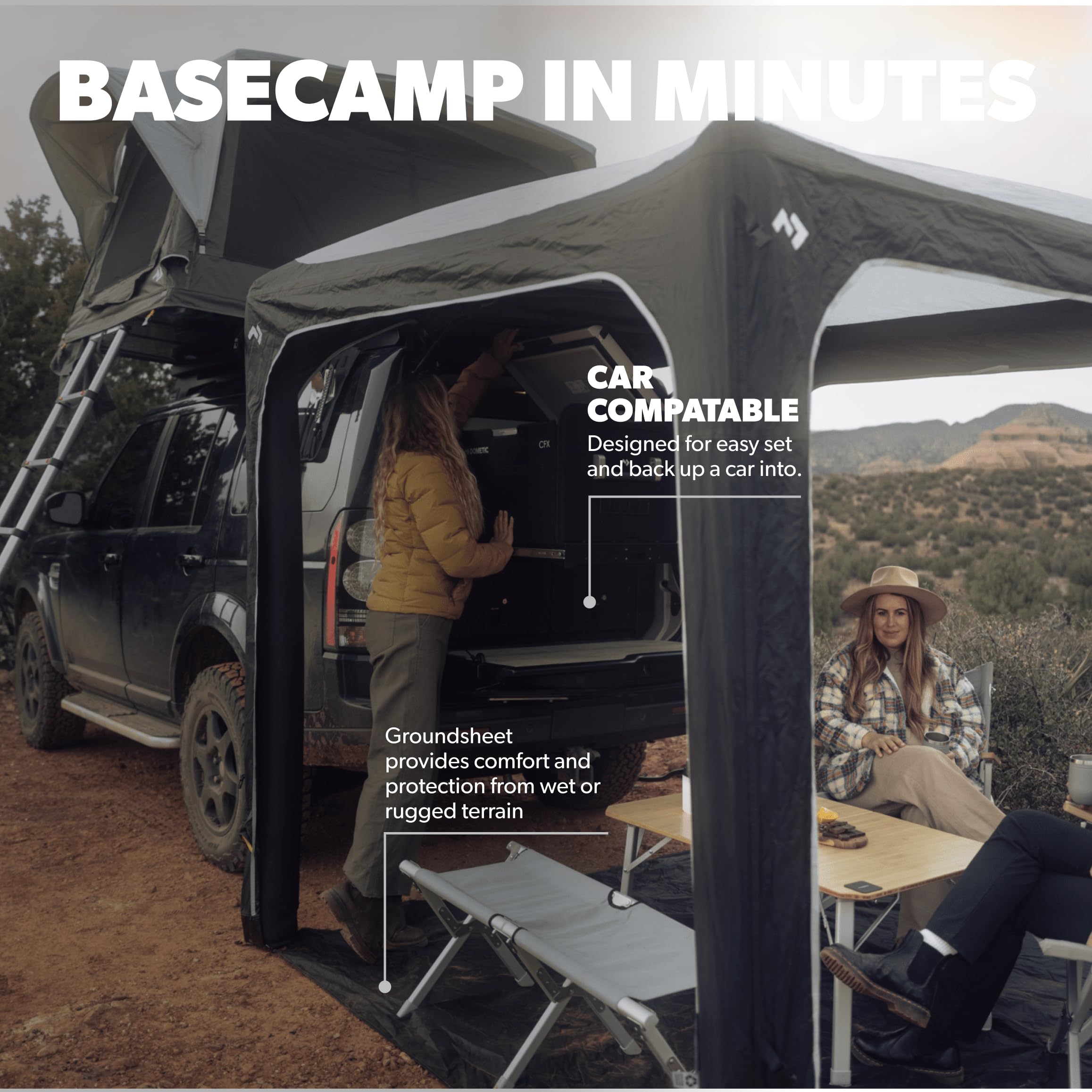 Dometic 2 Hub Redux Inflatable Shelter – Lightweight, Eco-Friendly, and Perfect for Outdoor Activities
