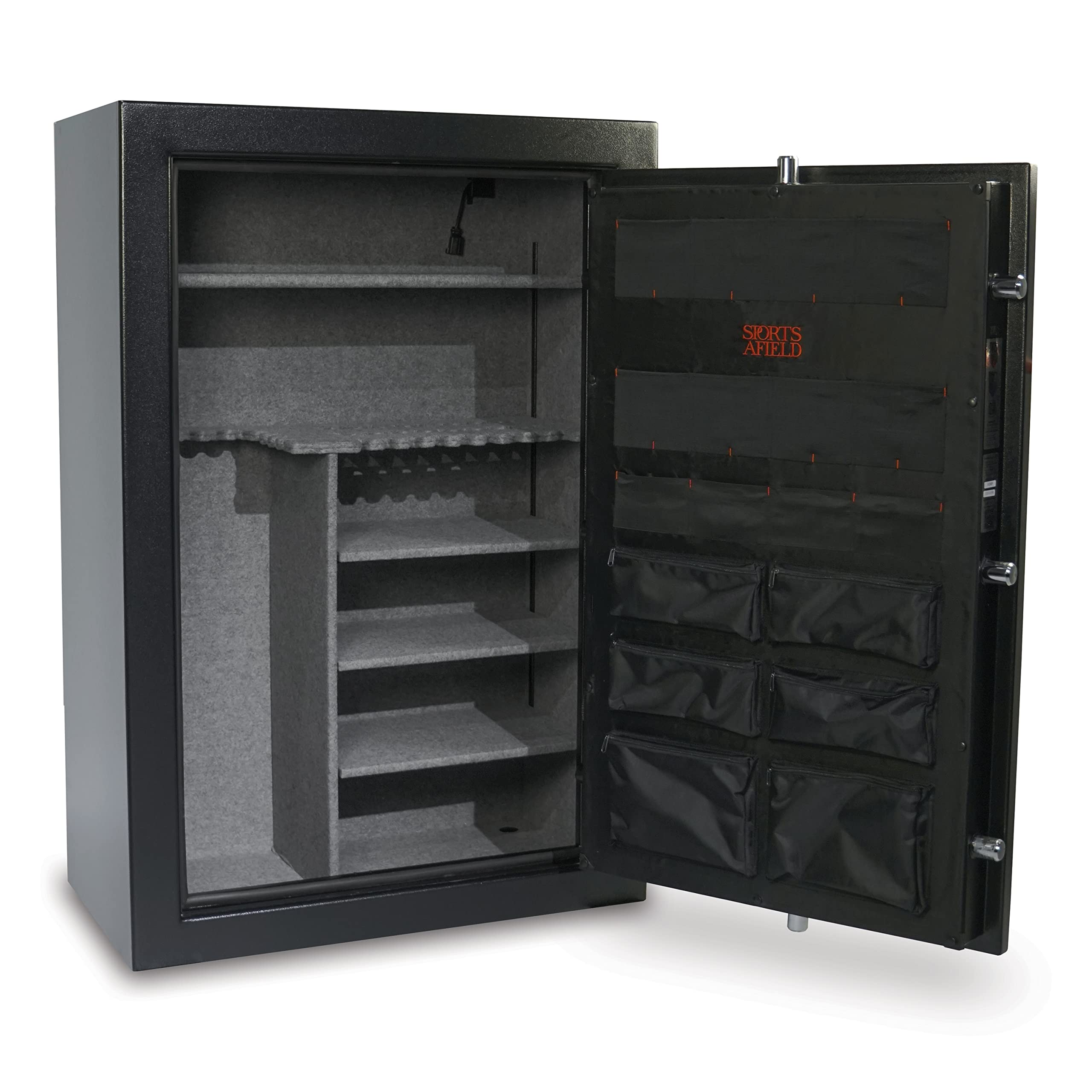 40-Gun Biometric Fire and Waterproof Gun Safe, Preserve Black