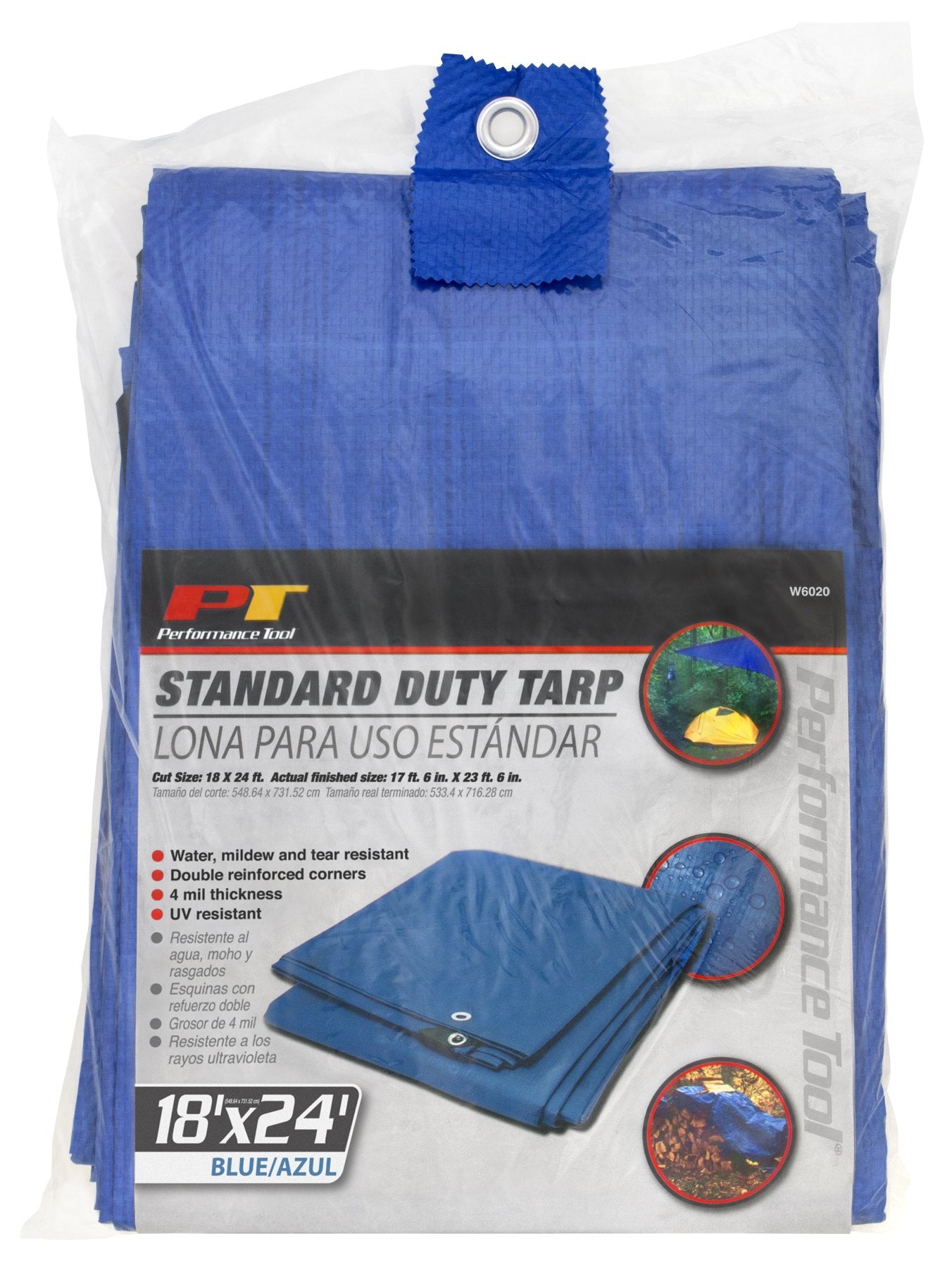 SIze Protective Tarp 18x24
