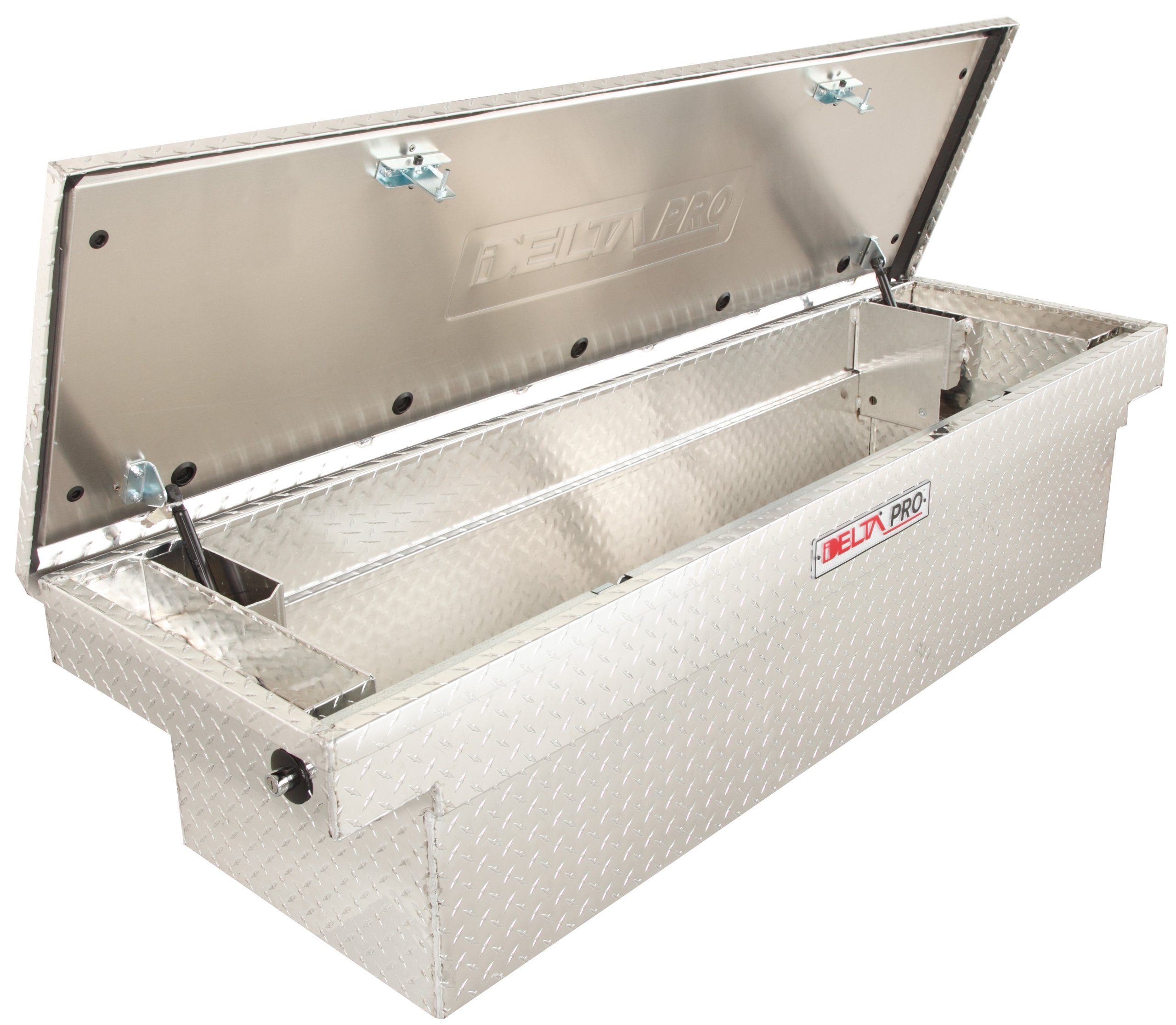 Delta Pro Mid Size Bright Aluminum Crossover Single Lid Truck Box PAC1589000