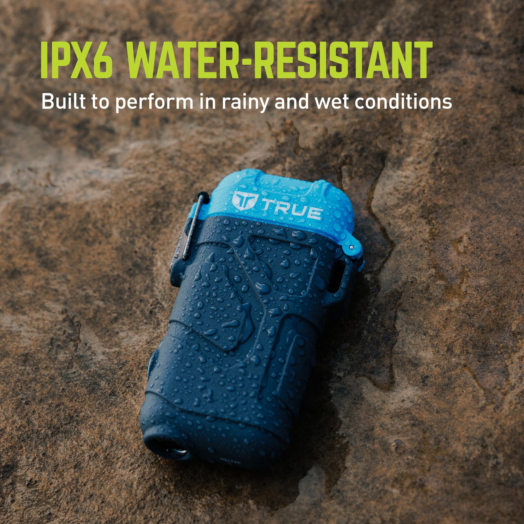 Plasma Lighter True XRL | Flameless and Fuel-Free, Plasma Arc Technology, 100+ Ignitions on a Single Charge, Windproof, Water-Resistant, Compact and Rugged Design - Tan/Orange