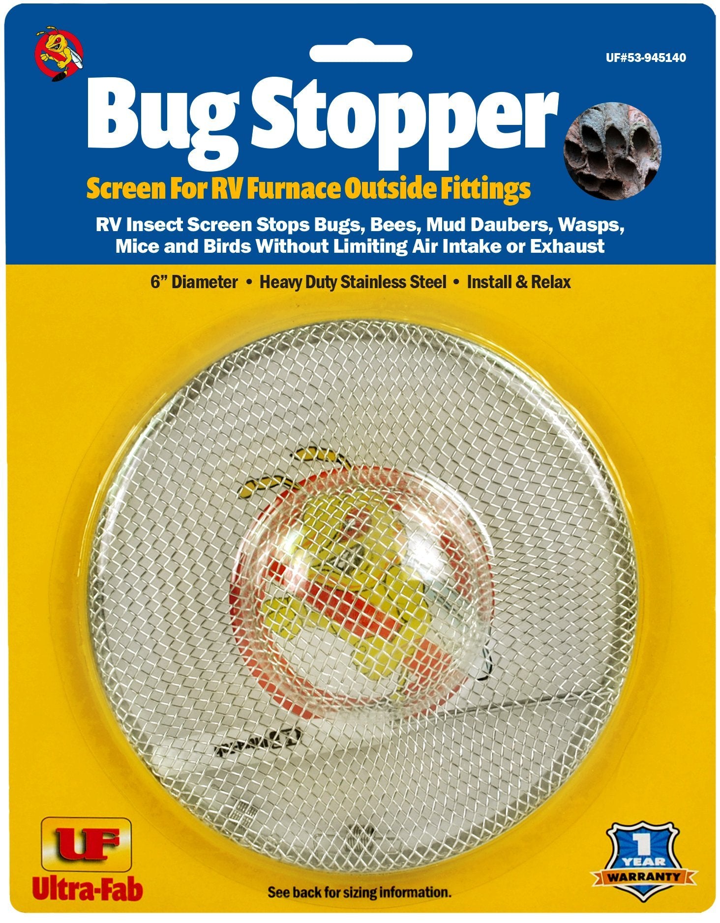 Bug Stopper Ultra-Fab (Suburban Furnaces) (53-945140)