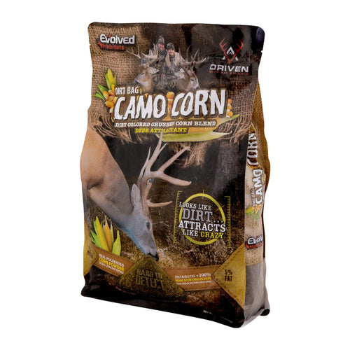Dirt Bag Camo Corn Evolved Habitats Powder Deer Attractant - Dirt-Colored Crushed Corn Blend Food Supplement Deer Feed 5 Pound (Pack of 1)