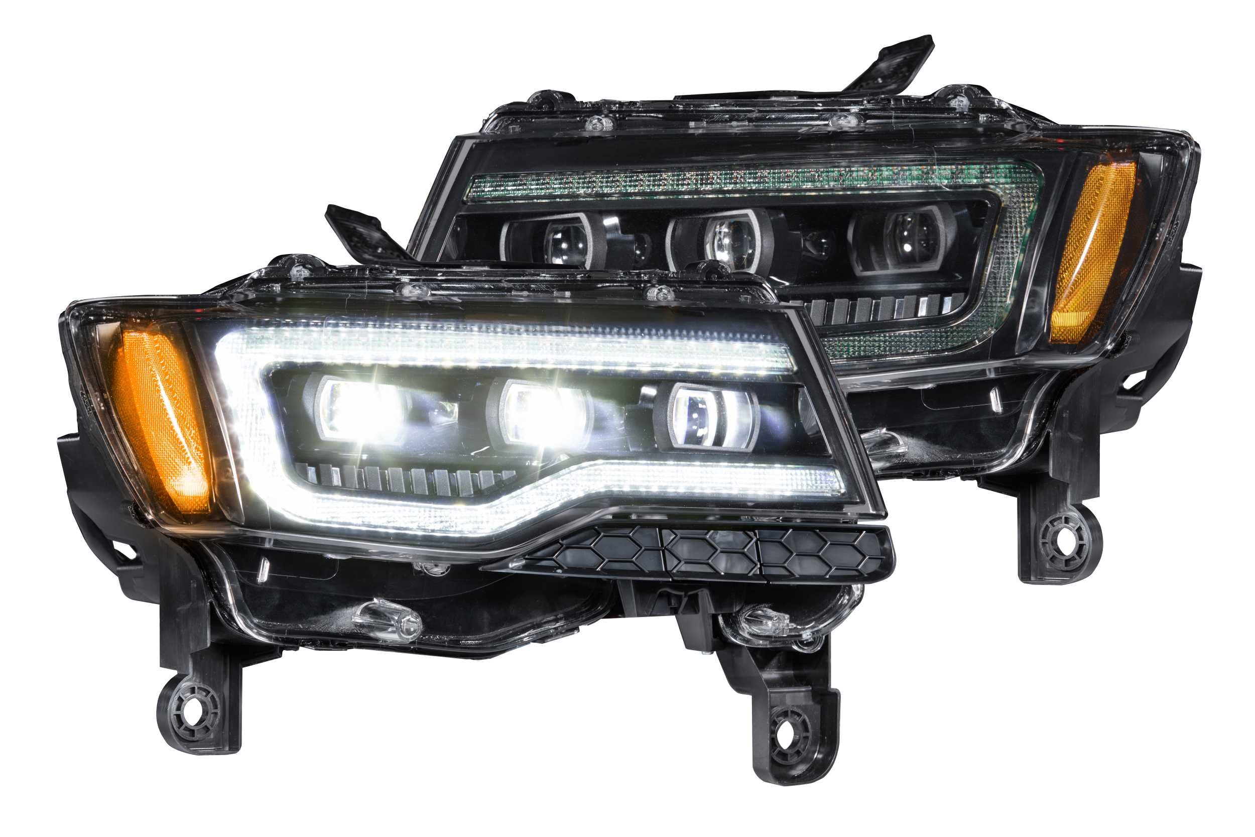 Jeep Grand Cherokee Morimoto XB LED Headlights Fits 14-21, Plug and Play Headlight Assemblies (LF278)