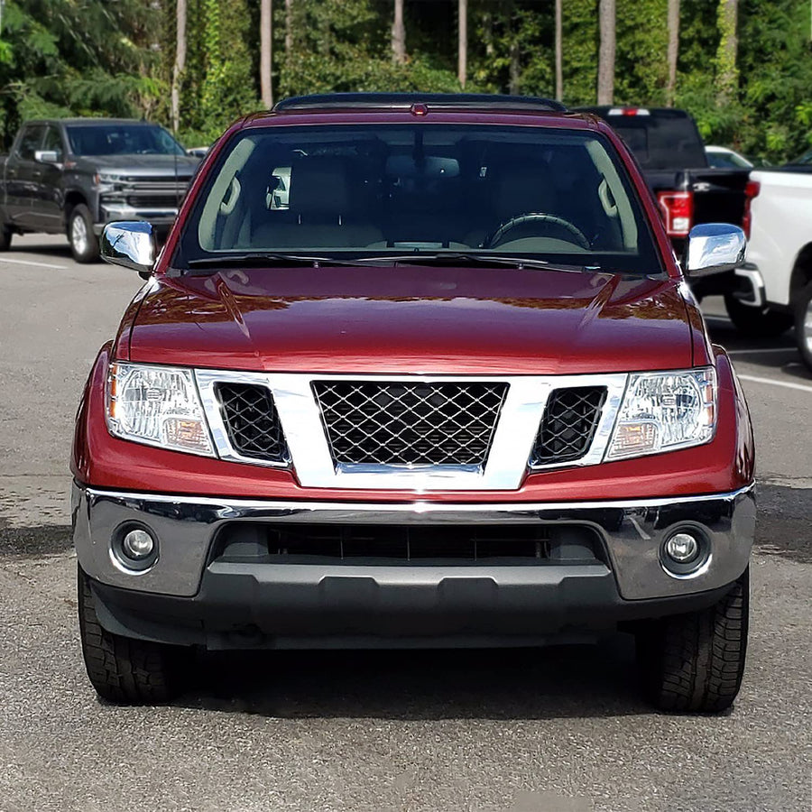 Fog Lights SPEC-D TUNING Chrome + Switch + Bezel Compatible with 2005-2019 Nissan Frontier, L+R Pair Assembly