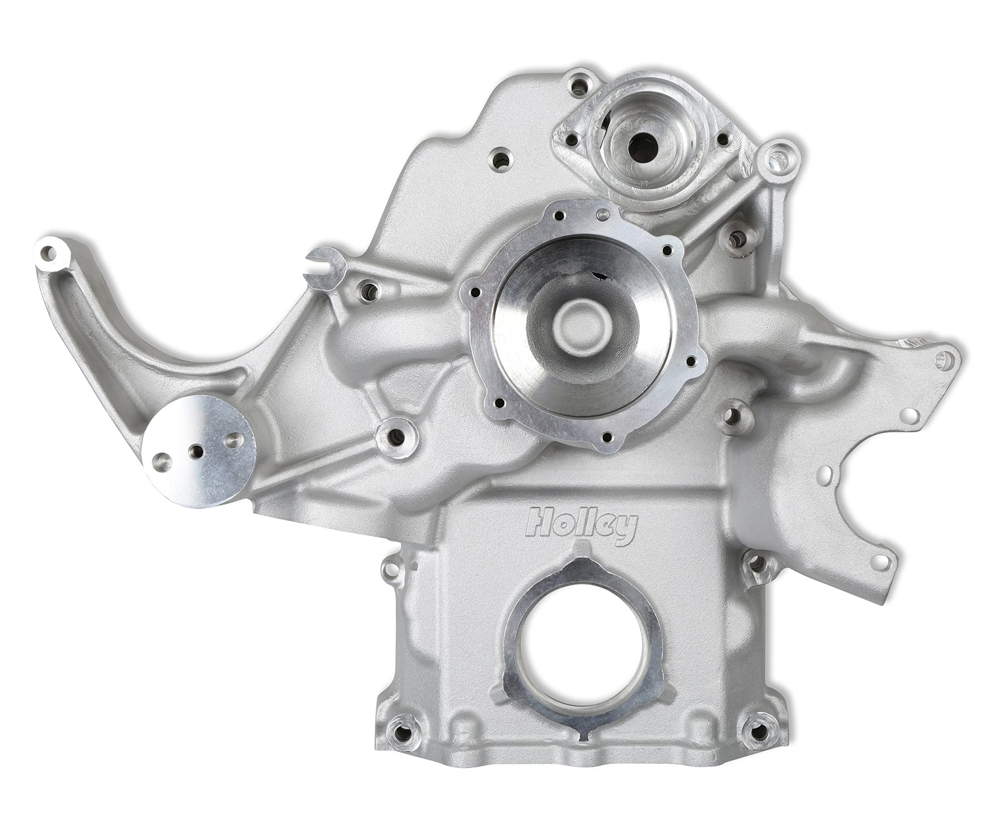 97-374 Holley Replacement Timing Cover - Natural Finish