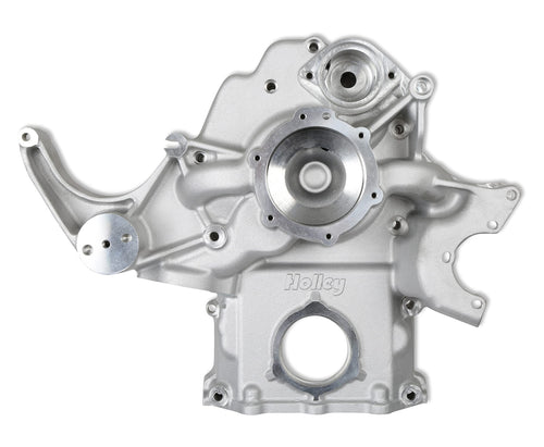 97-374 Holley Replacement Timing Cover - Natural Finish