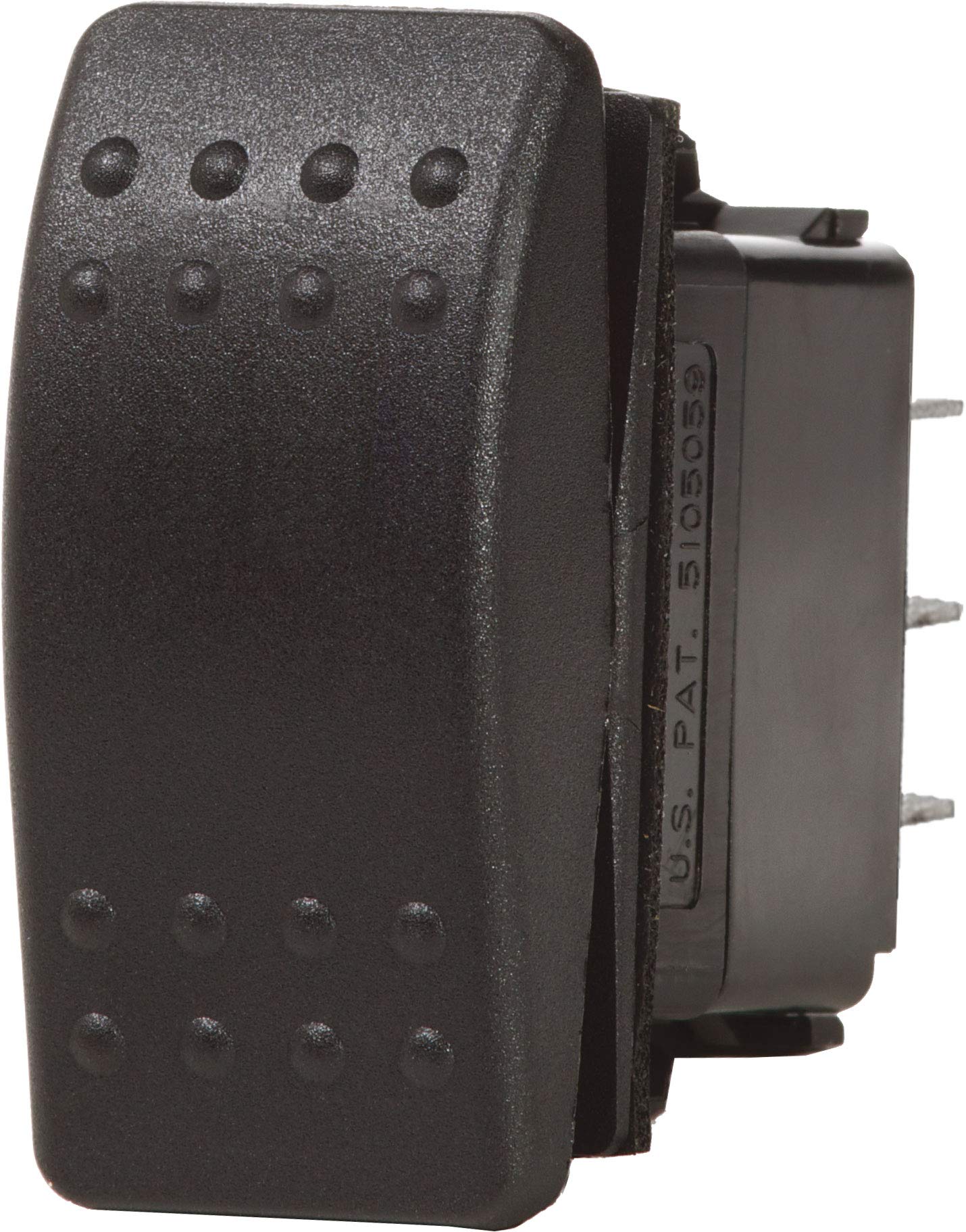 Blue Sea Systems Contura II OFF-(ON) SPST Switch, Black, 16 oz