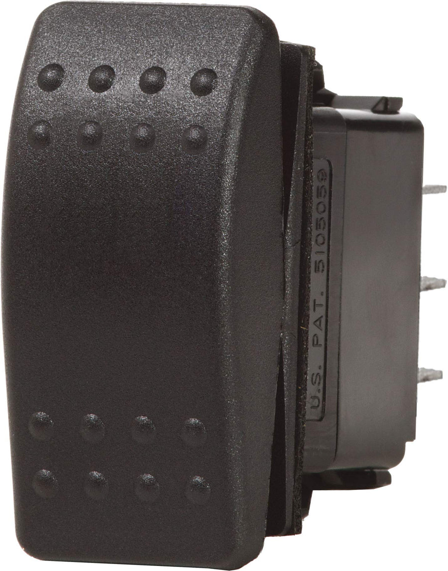 Contura II Blue Sea Systems (ON)-Off-(ON) DPDT Switch, Black