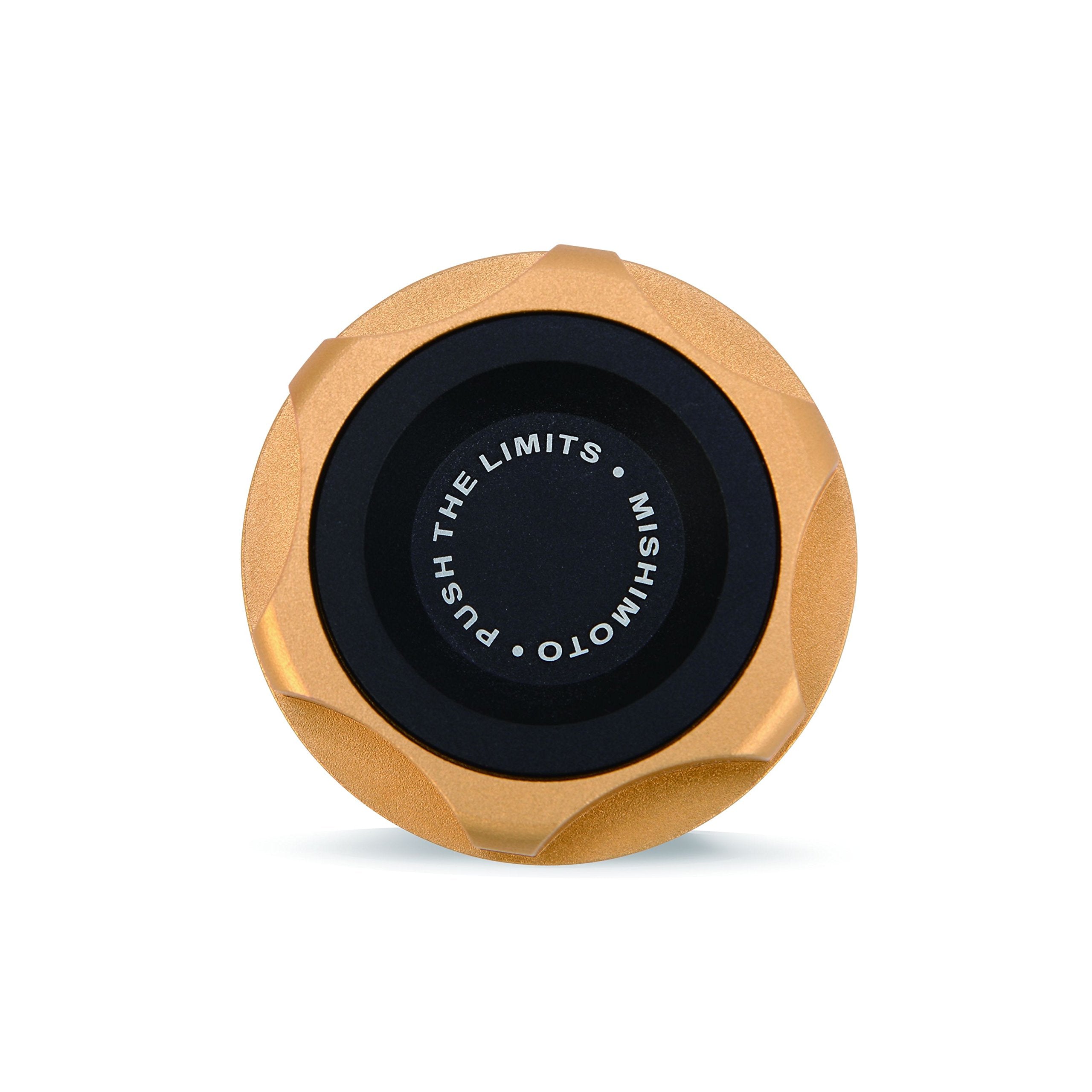 Mishimoto Oil Filler Cap MMOFC-SUB-GD Fits Subaru Gold