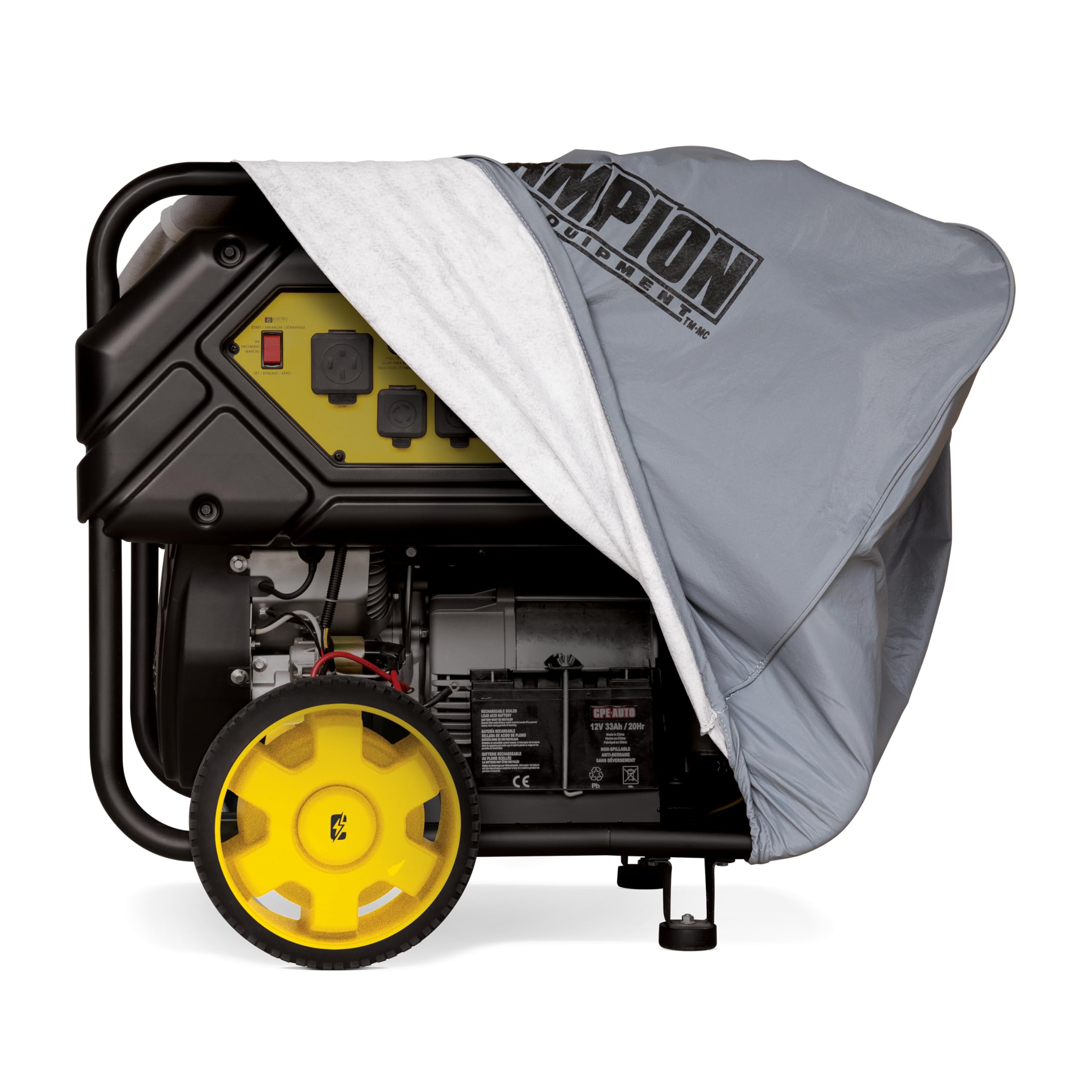 Weather-Resistant Champion Storage Cover for 12000-Watt and Higher Portable Generators