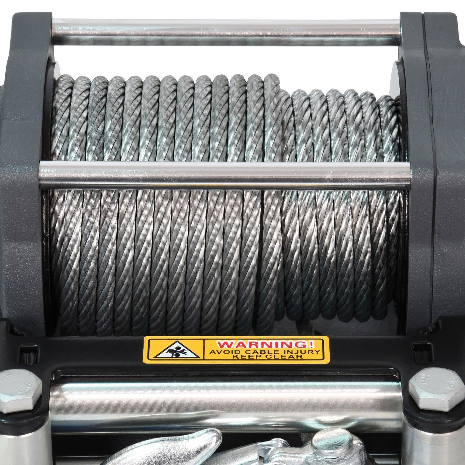 Winch Roller Fairlead 4500 lbs 50ft Steel Rope