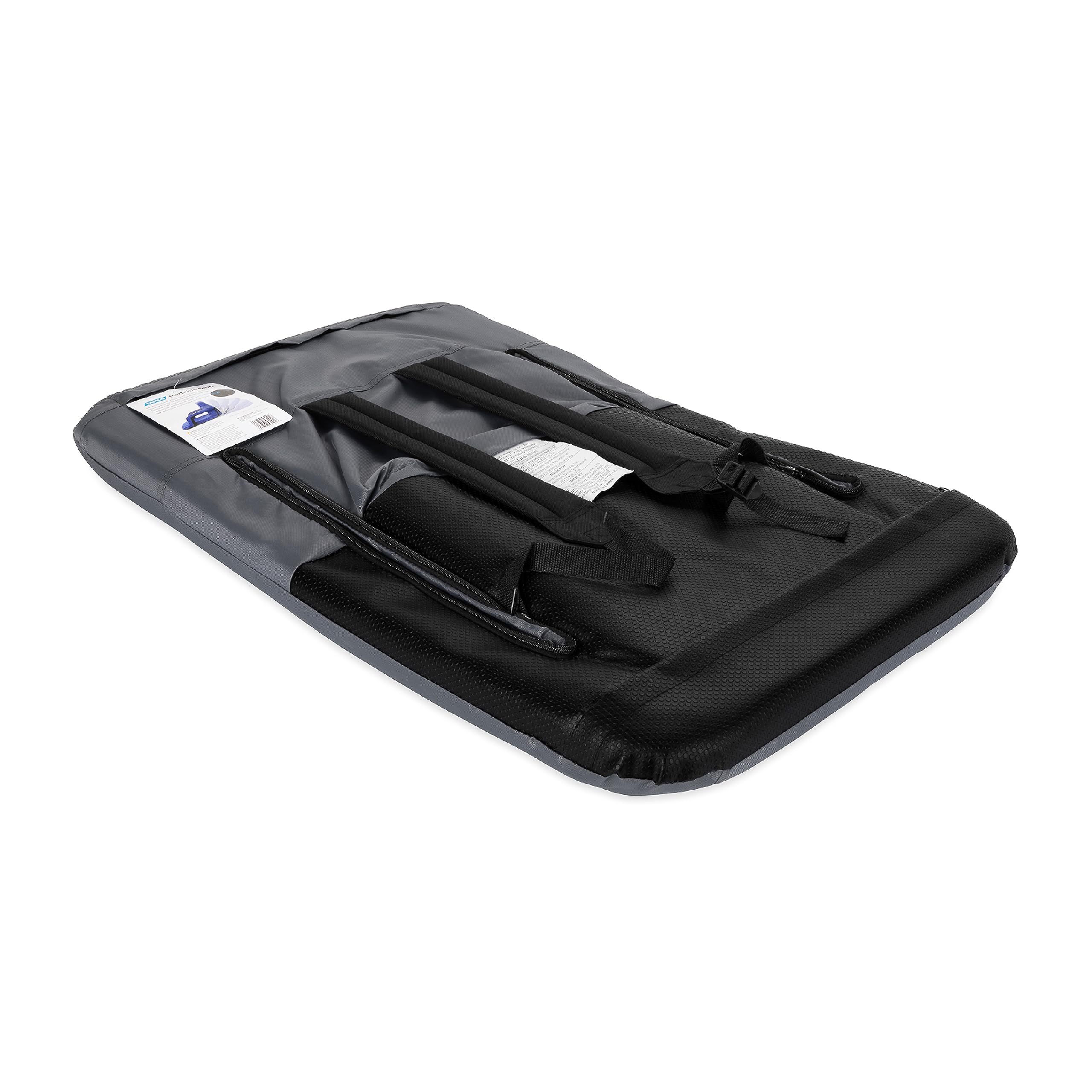 Portable Stadium Seat Camco | Ideal for Benches, Picnics, The Beach, Outdoor Concerts, Sporting Events, and More | Grey (53101)