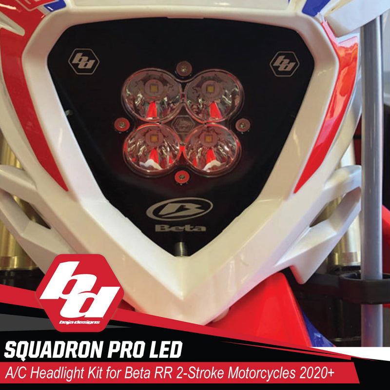 Baja Designs LED Headlight Kit Squadron Pro (A/C) for Beta 2-Stroke Motorcycle 2020+