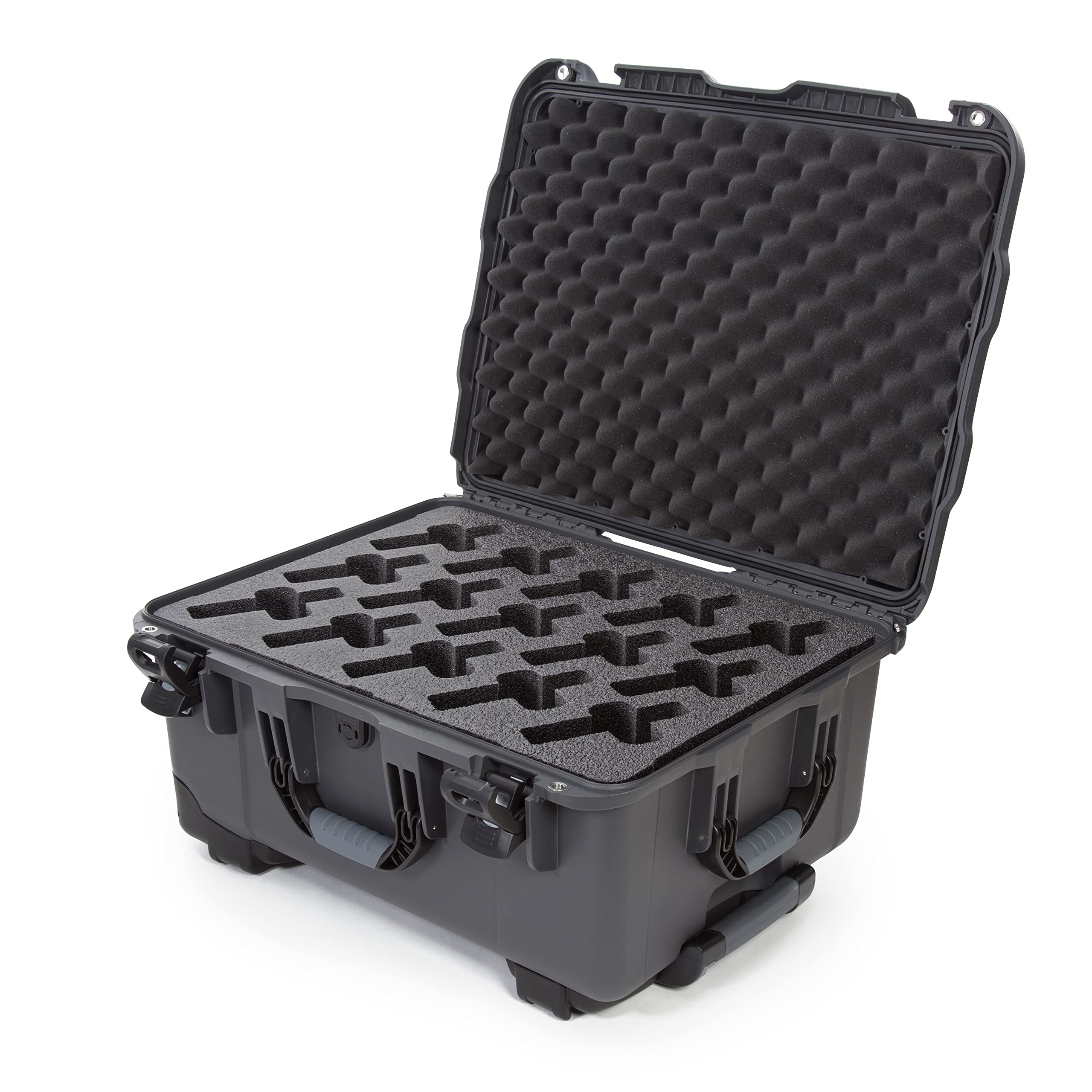 Gun/Pistol Nanuk 950 Waterproof Hard Case w/Foam Insert for 15UP - Graphite (950-15UP7)