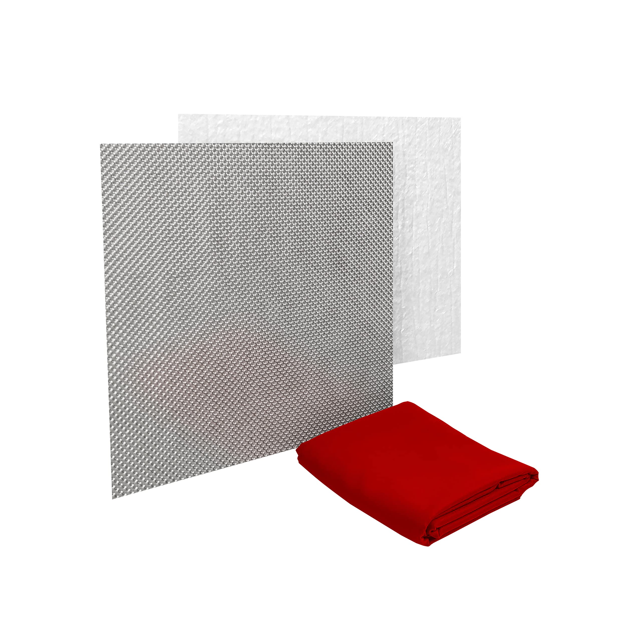 Universal Motorcycle Design Engineering 901067 Heat Shield Liner Kit, Cut to Fit, Small