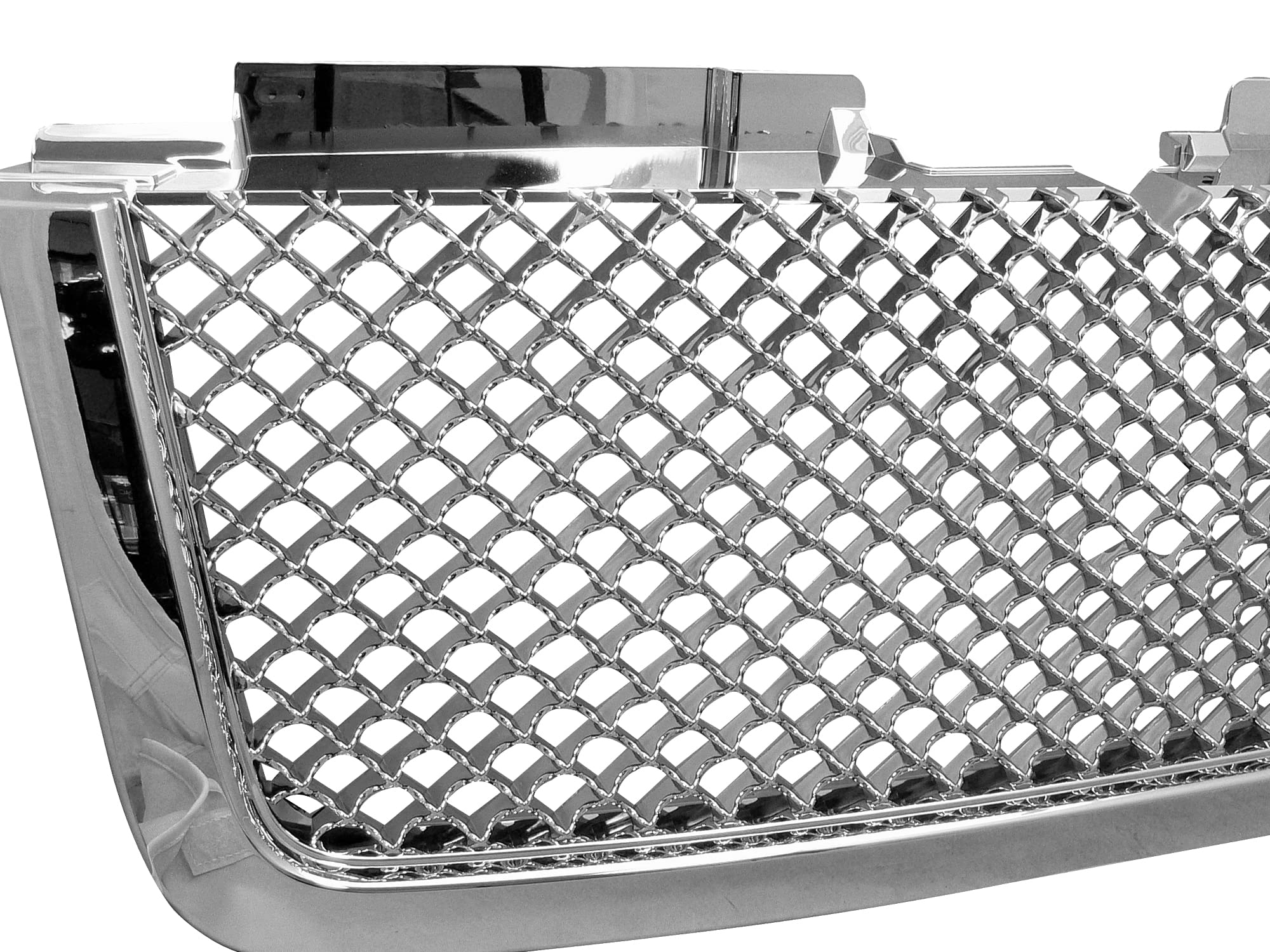7147478 Armordillo USA Chrome Mesh Front Hood Grille Fits 2006-2009 Chevy Trailblazer