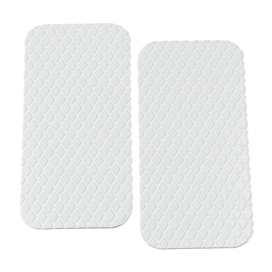 Lewmar Diamond Step Pad Treadmaster, Size 1, Measures 10-34" W x 5-1/4" D, self-Adhesive Backing, Chemical Resistant Nitrite PVC Construction, 2 Pack, White Sand - 2020212501