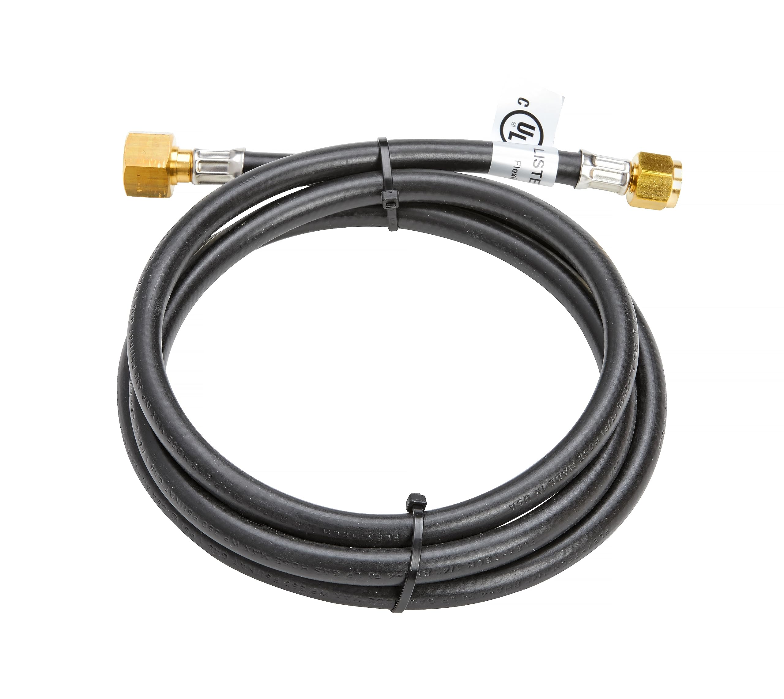 LP-PT72HP Suburban 72" High Pressure Propane Hose, 1/4" I.D. with 3/8" FPT x 3/8" Female Flare Swivel Nut for Safe Gas Transfer in RV