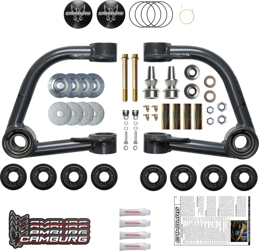Camburg Front Suspension Upper Control Arm Kit CAM-110180: Compatible with 2019-2023 Ford Ranger