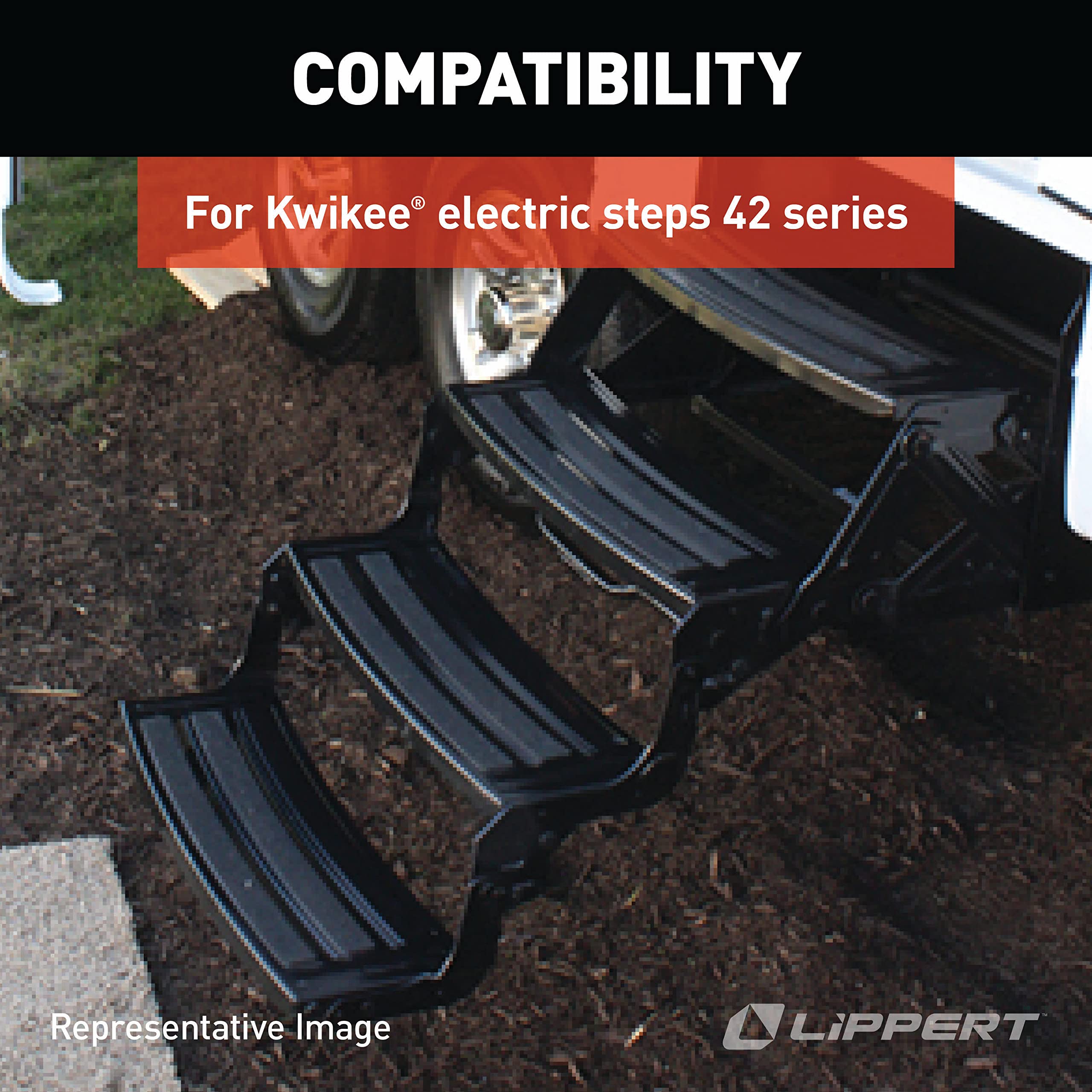 42 Series Kwikee Electric Step Table Motor System for 5th Wheel RVs, Travel Trailers and Motorhomes