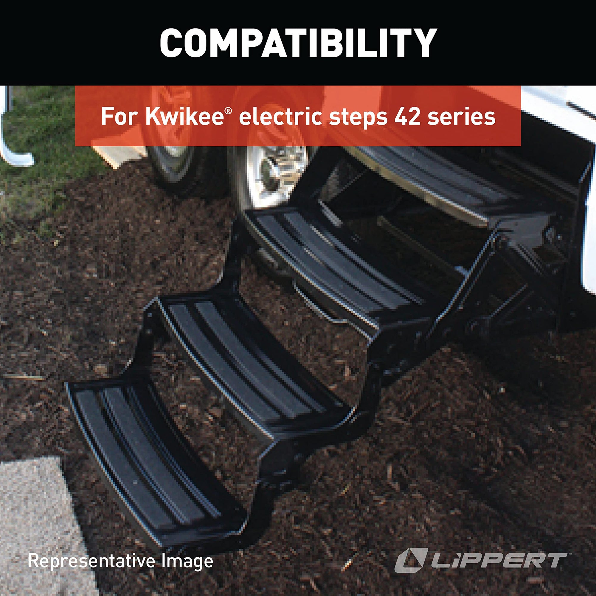 42 Series Kwikee Electric Step Table Motor System for 5th Wheel RVs, Travel Trailers and Motorhomes