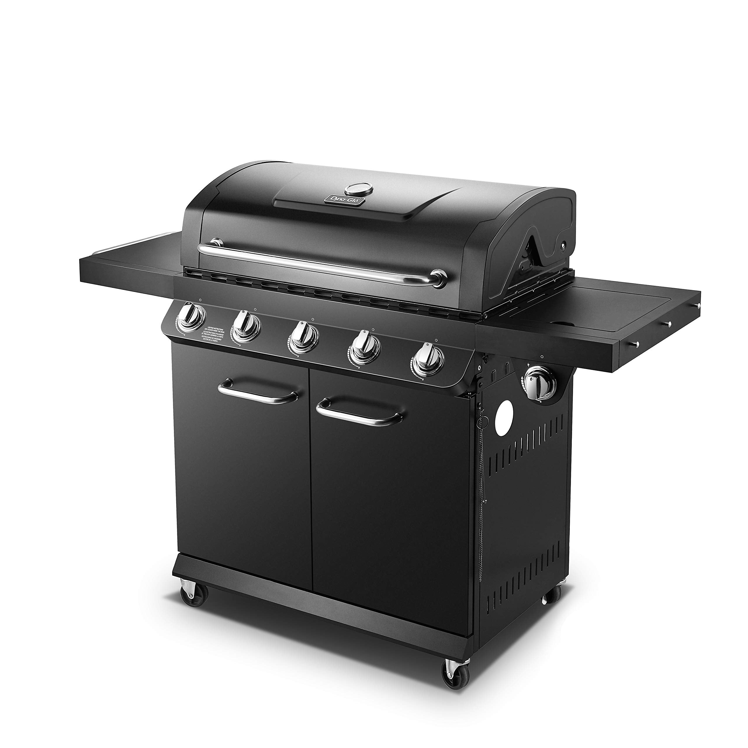 Dyna-Glo Premier DGP552CSP-D 5 Burner Propane Gas Grill, Black