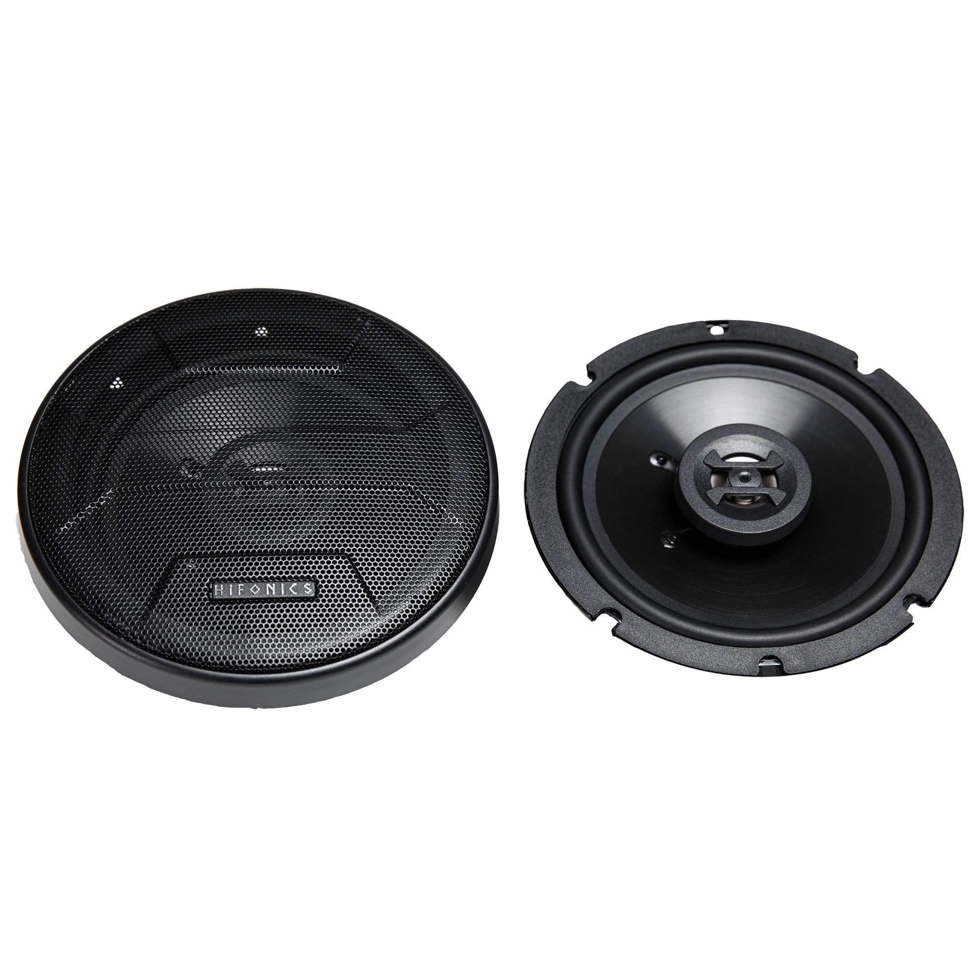 Hifonics ZS65CXS Zeus 6.5 Inch 3 Way 300W Shallow Mount Coaxial Speakers, Pair