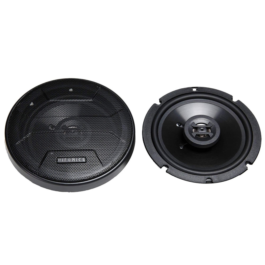 Hifonics ZS65CXS Zeus 6.5 Inch 3 Way 300W Shallow Mount Coaxial Speakers, Pair